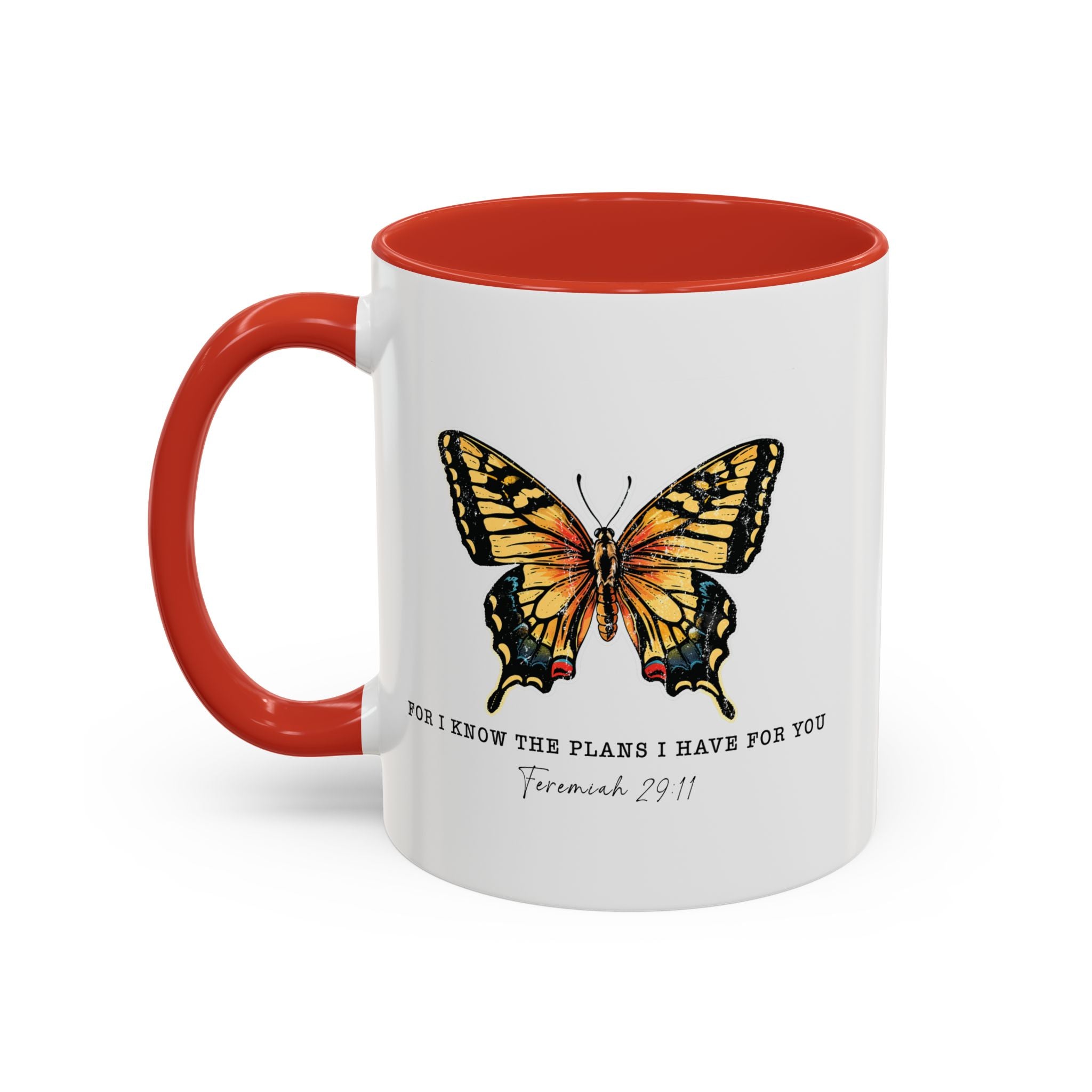 Religious Coffee Mug, Jesus Mug, For I Know The Plans I Have For You, Christian Cup, Faith Mug, Bible Verse
