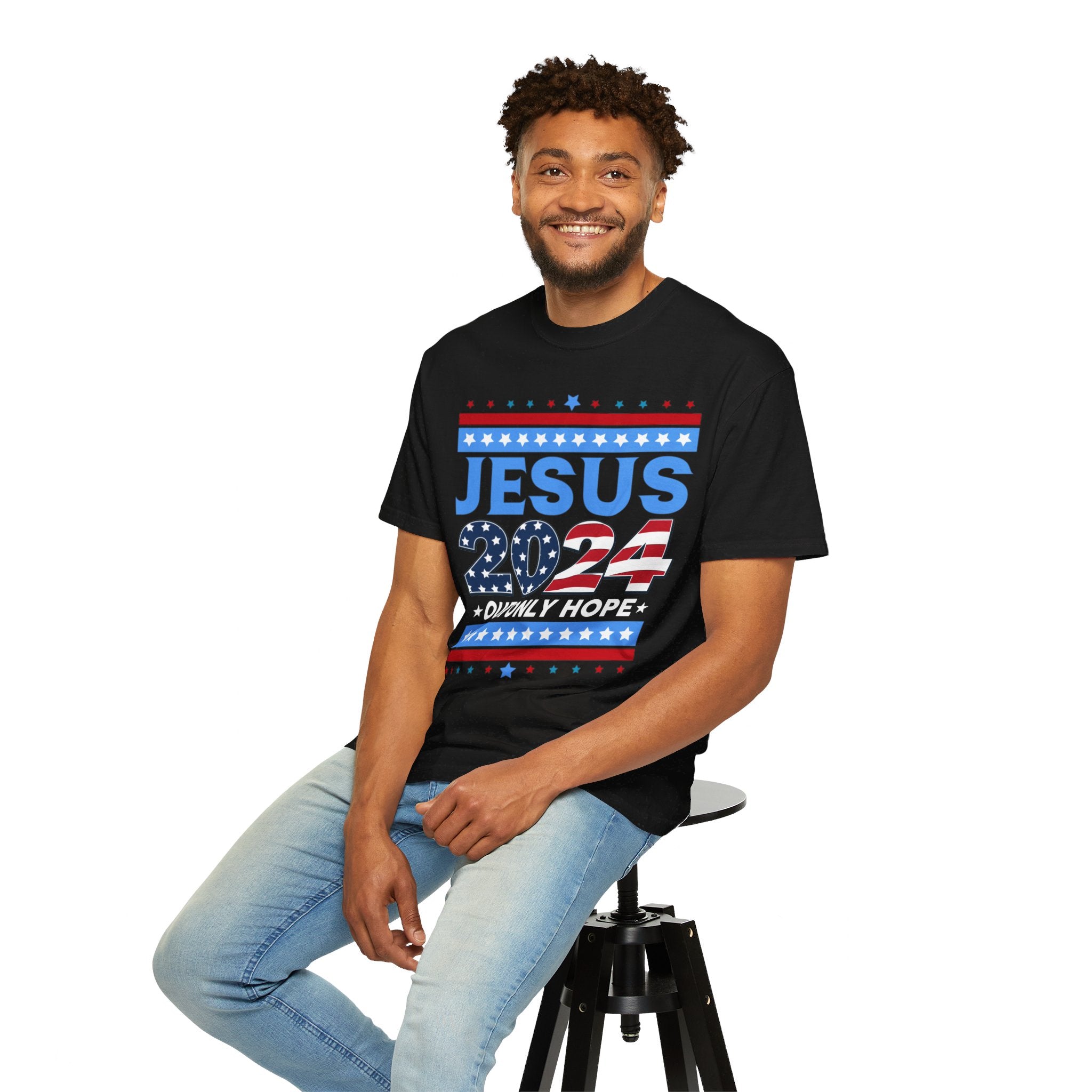 Jesus 2024 Our Only Hope Shirt, Jesus 2024 Sweatshirt, Make America Pray Again, Political T-shirts, Unisex Jesus Lover Shirt, Trendy Christian Shirt