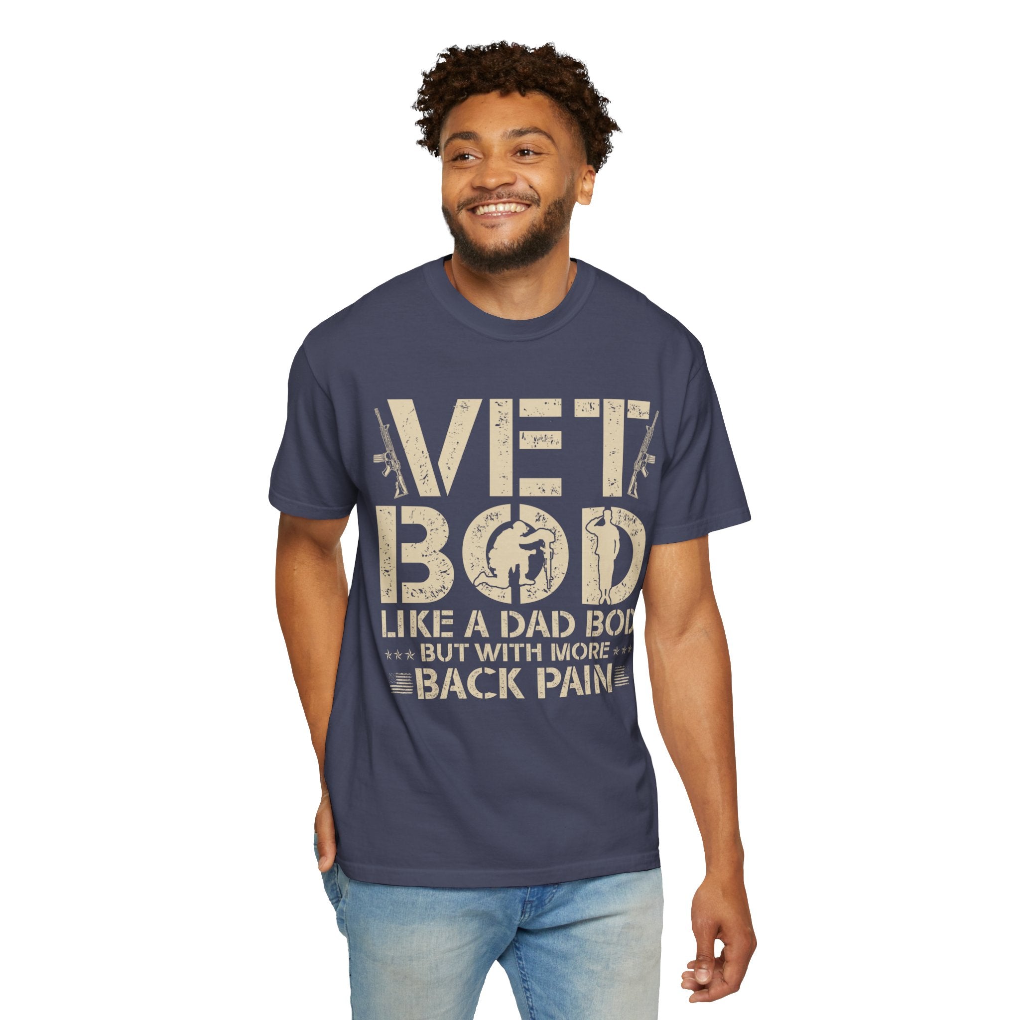 Vet Bod like a dad bod tee, Veteran t-shirt, Back pain shirt, Father day tee, Vet shirt, Army veteran gift, Air force sweatshirt, Father day