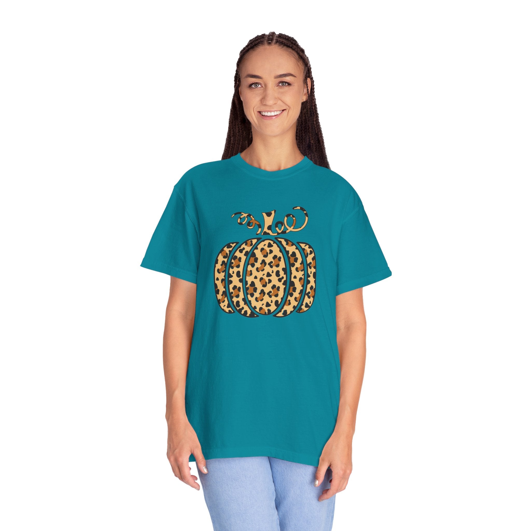 Leopard Pumpkin T-Shirt, Cheetah Pumpkin Shirt, Thanksgiving Shirt, Thankful Shirt, Fall Shirt, Hello Pumpkin