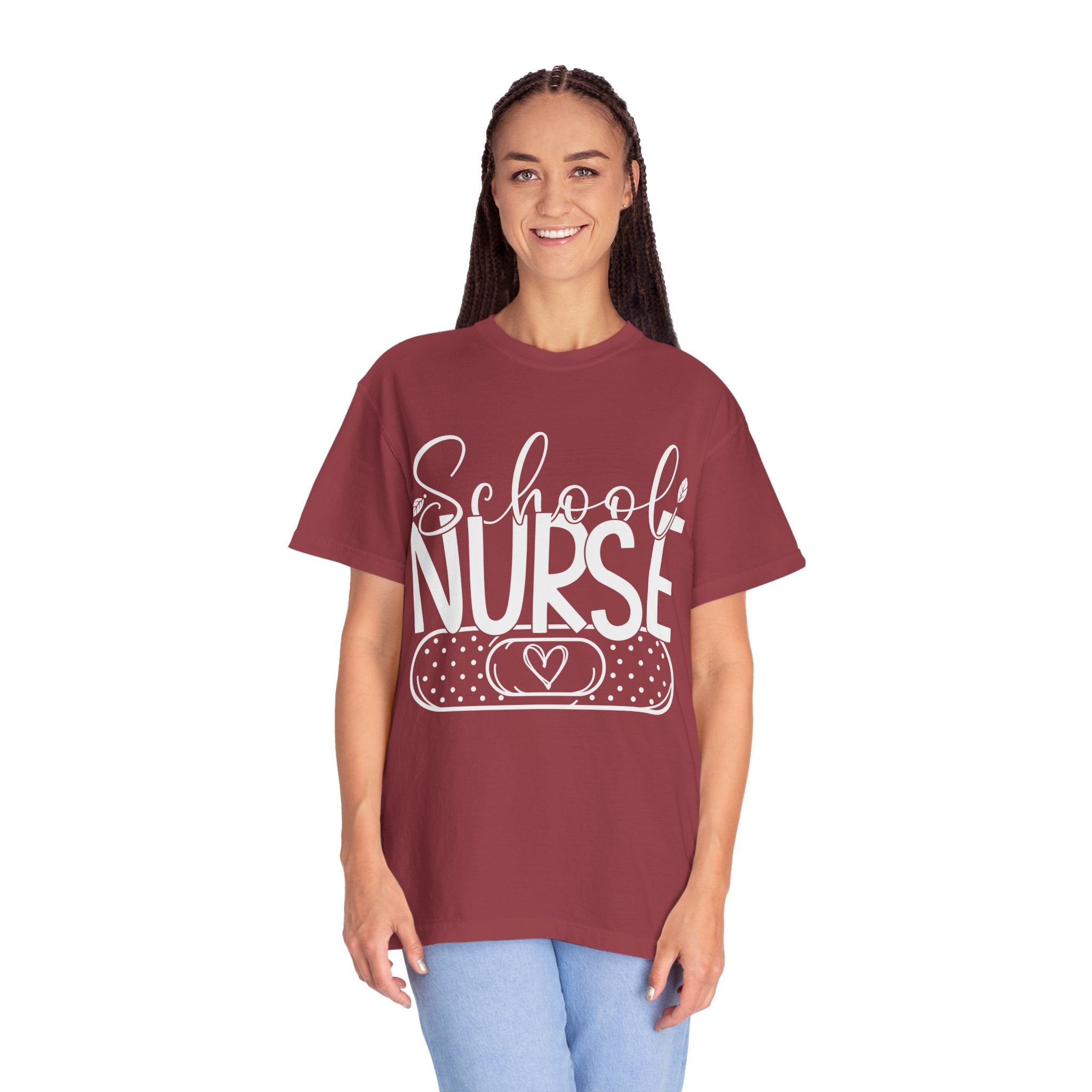 School Nurse Shirt Nurse TShirt School Shirts For Nurse Cute School Nurse Shirt Unisex Graphic Tees Women Trendy School Nurse V Neck Shirt