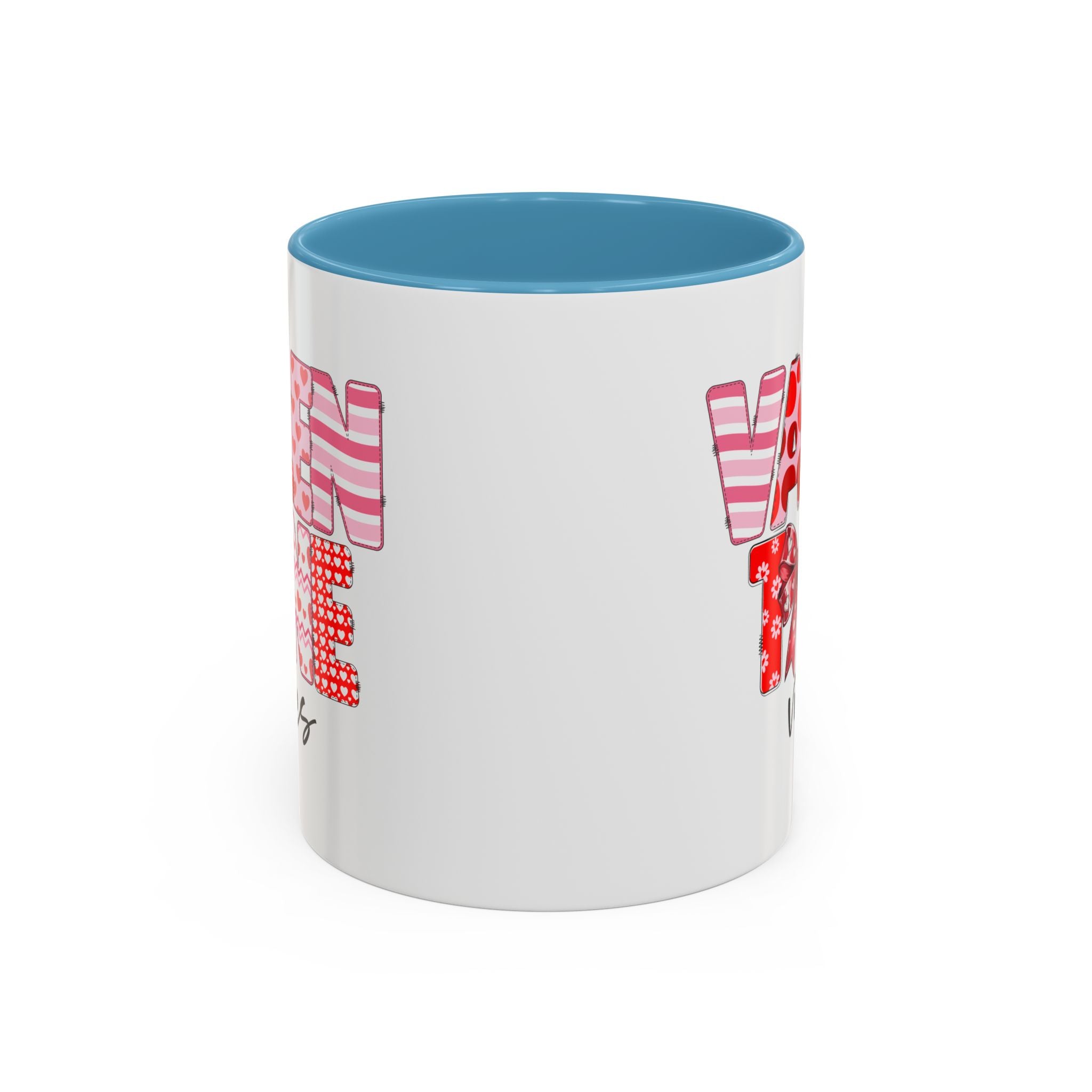 Valentine Vibes Coffee Mug, Coquette Valentine Vibes Mug, Brushstroke Valentine Coffee Cup, Gift For Her