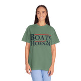 UNIDAZE Boats and Hoes 2024 T-Shirt, Funny Election Shirt, Trendy Election Day 24 Tee, Patriotic Shirt, Election Lover Gift Tee, Fun Stepbrother Tee Printify 4th of july gift boating shirt boats and hoes boats and hoes 2024 catalina wine mixer Cotton Crew neck cute birthday gift DTG fourth of july shirt fourth of july tee funny boating shirt Men's Clothing Oversized patriotic shirt patriotic sweatshirt step brothers shirt T-shirts TikTok Unisex Women's Clothing