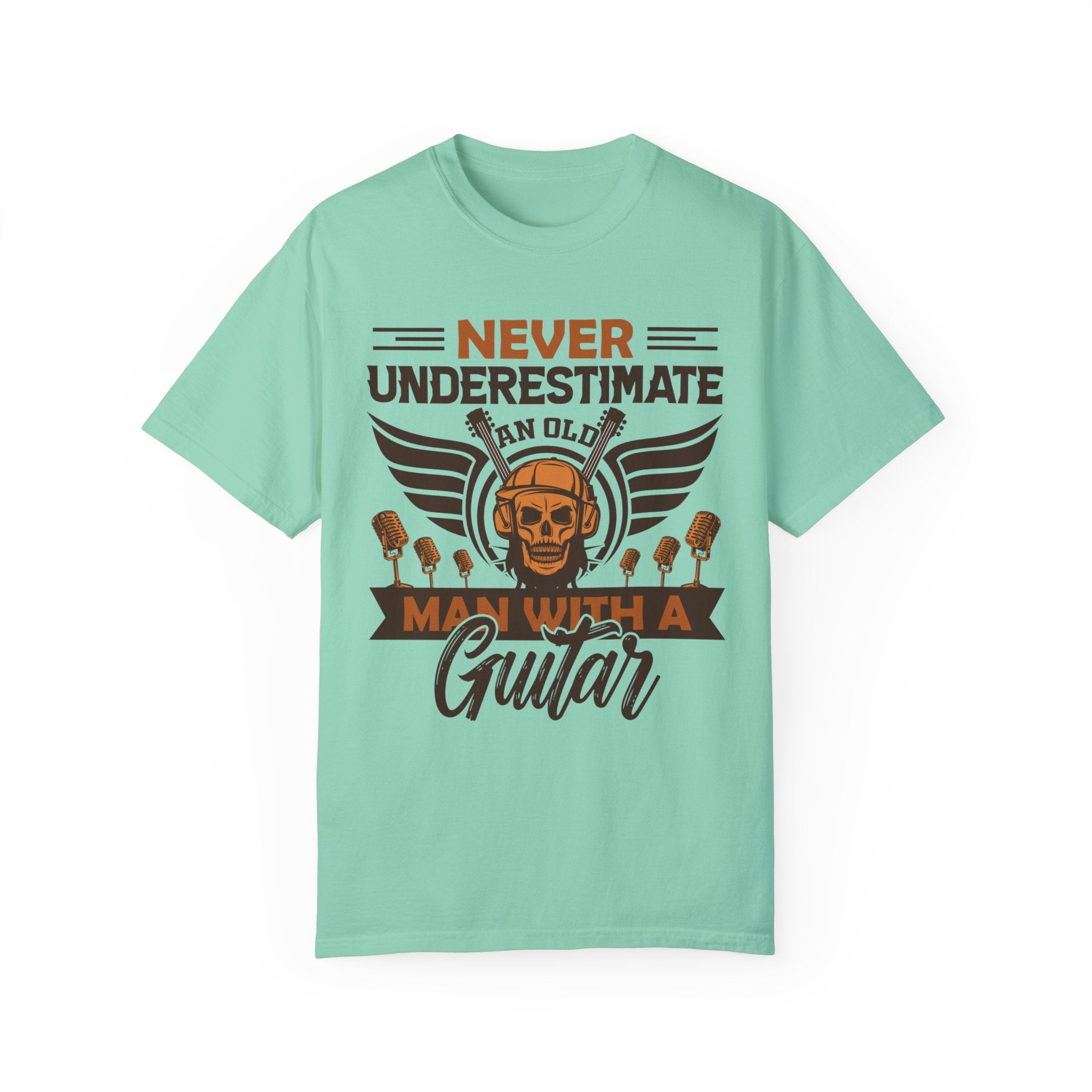 Guitar Lover Shirt, Never Underestimate An Old Man With A Guitar Shirt, Electric Guitar Gift, Musician Guitarist Guitar Player Country T-shirt, Vintage Tshirt