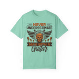 Guitar Lover Shirt, Never Underestimate An Old Man With A Guitar Shirt, Electric Guitar Gift, Musician Guitarist Guitar Player Country T-shirt, Vintage Tshirt