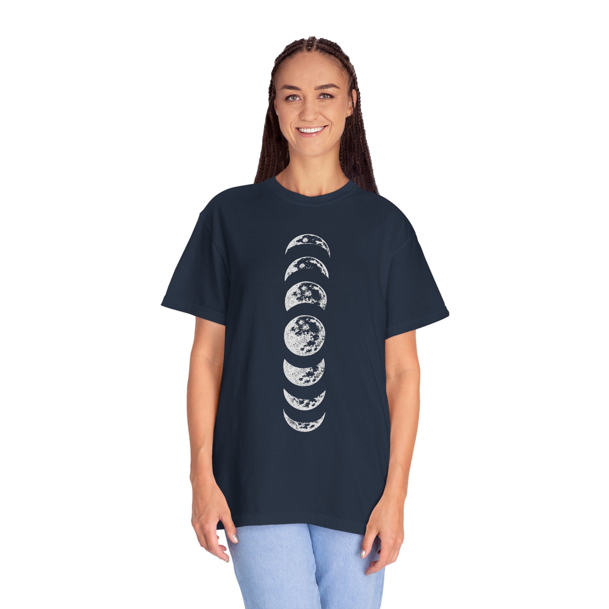 Moon Phase Shirt, Cute Boho Tee, Witchy Shirt, Mystic Moon Shirt, Astronomy Tee, Astology Lover TShirt, Celestial Shirt