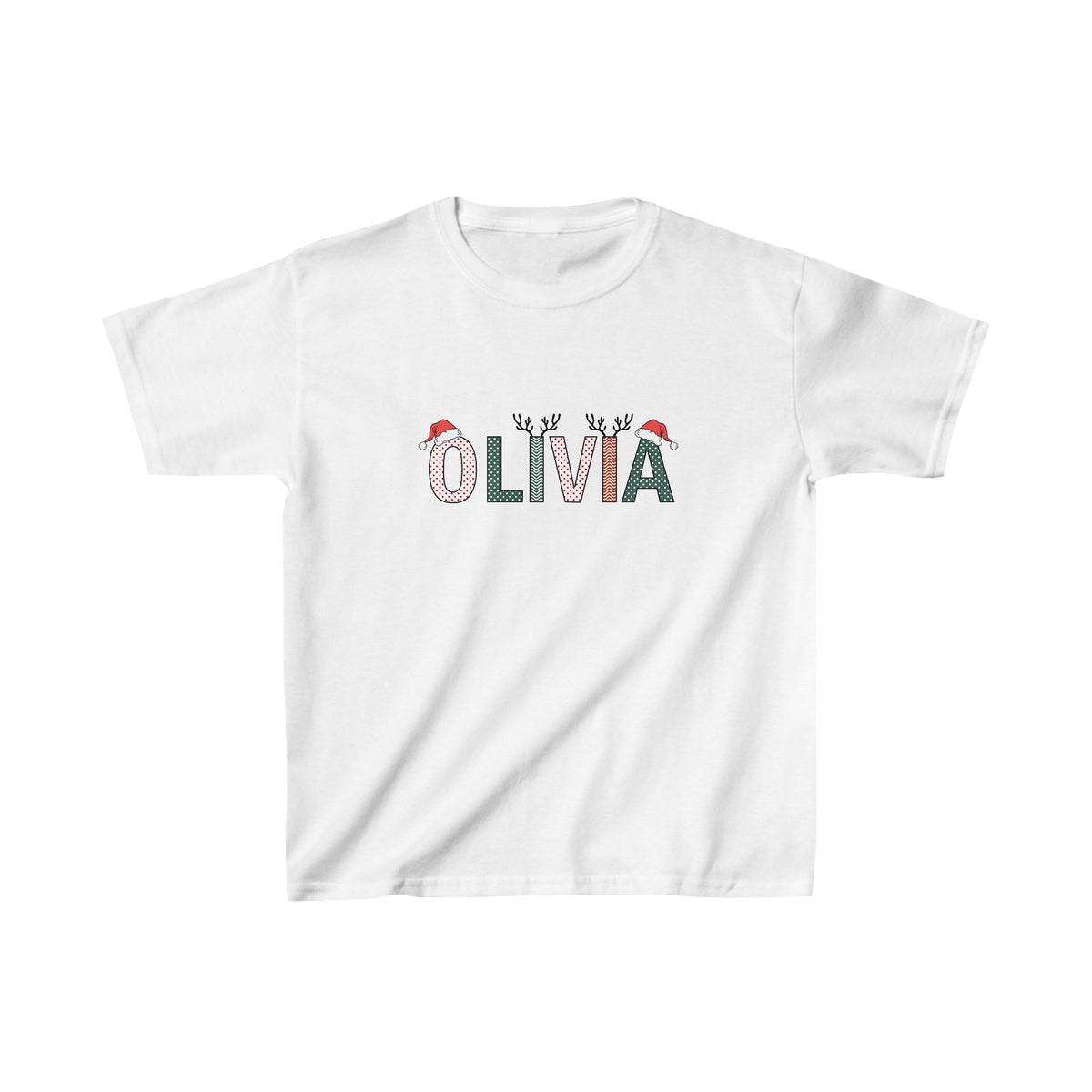 Personalized Christmas Shirt for Kids, Kids Christmas Shirt, Christmas Name Shirt, Girls Christmas Shirt, Christmas Toddler Boy and Girl Tee