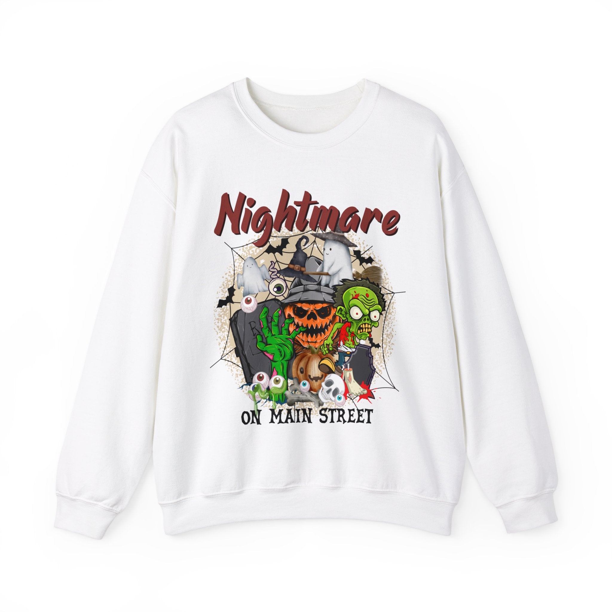 Disneyworld Nightmare On Main Street Sweatshirt, Disneyland Halloween Shirt, Halloween Mickey Minnie Pumpkin Sweater, Halloween Sweatshirt