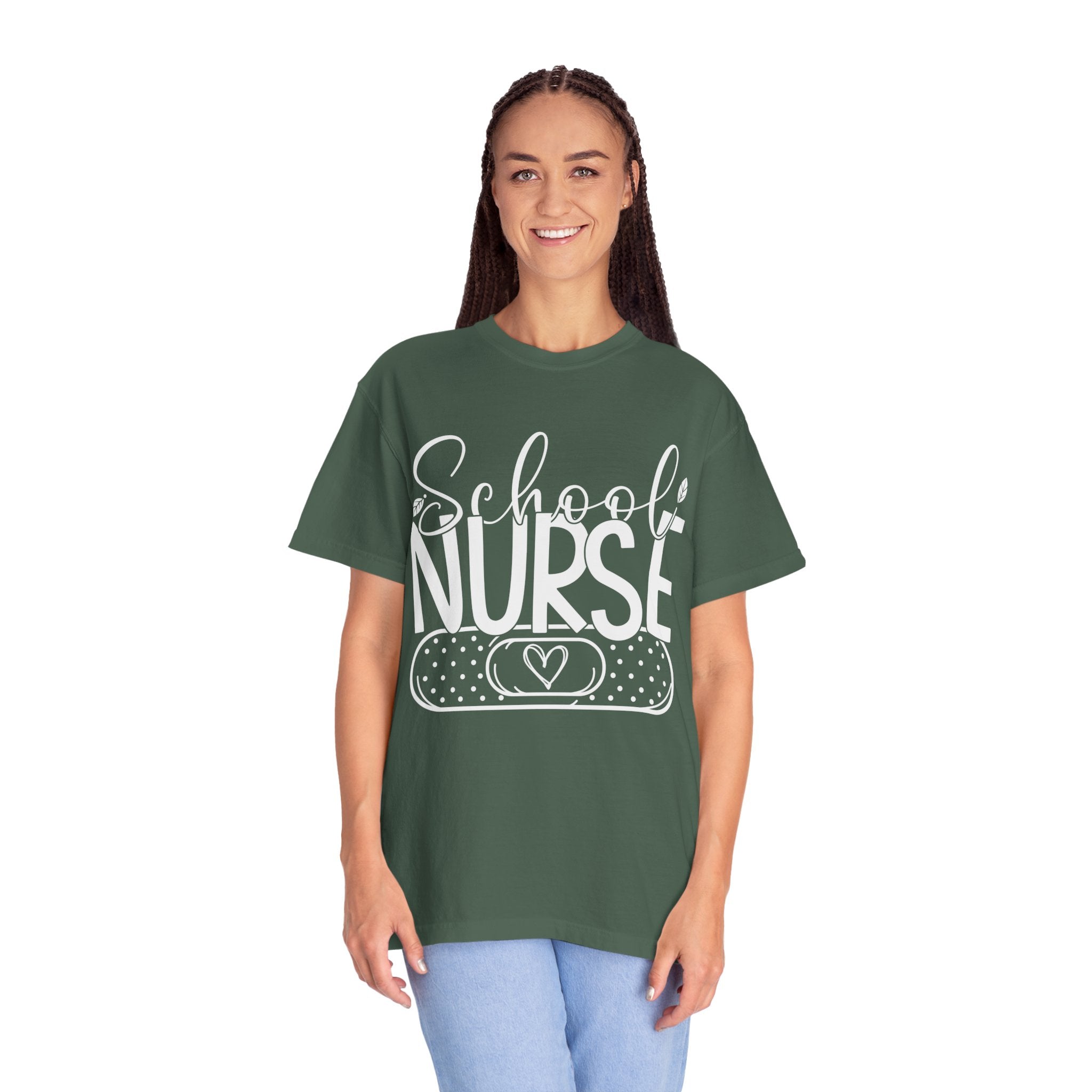 School Nurse Shirt Nurse TShirt School Shirts For Nurse Cute School Nurse Shirt Unisex Graphic Tees Women Trendy School Nurse V Neck Shirt