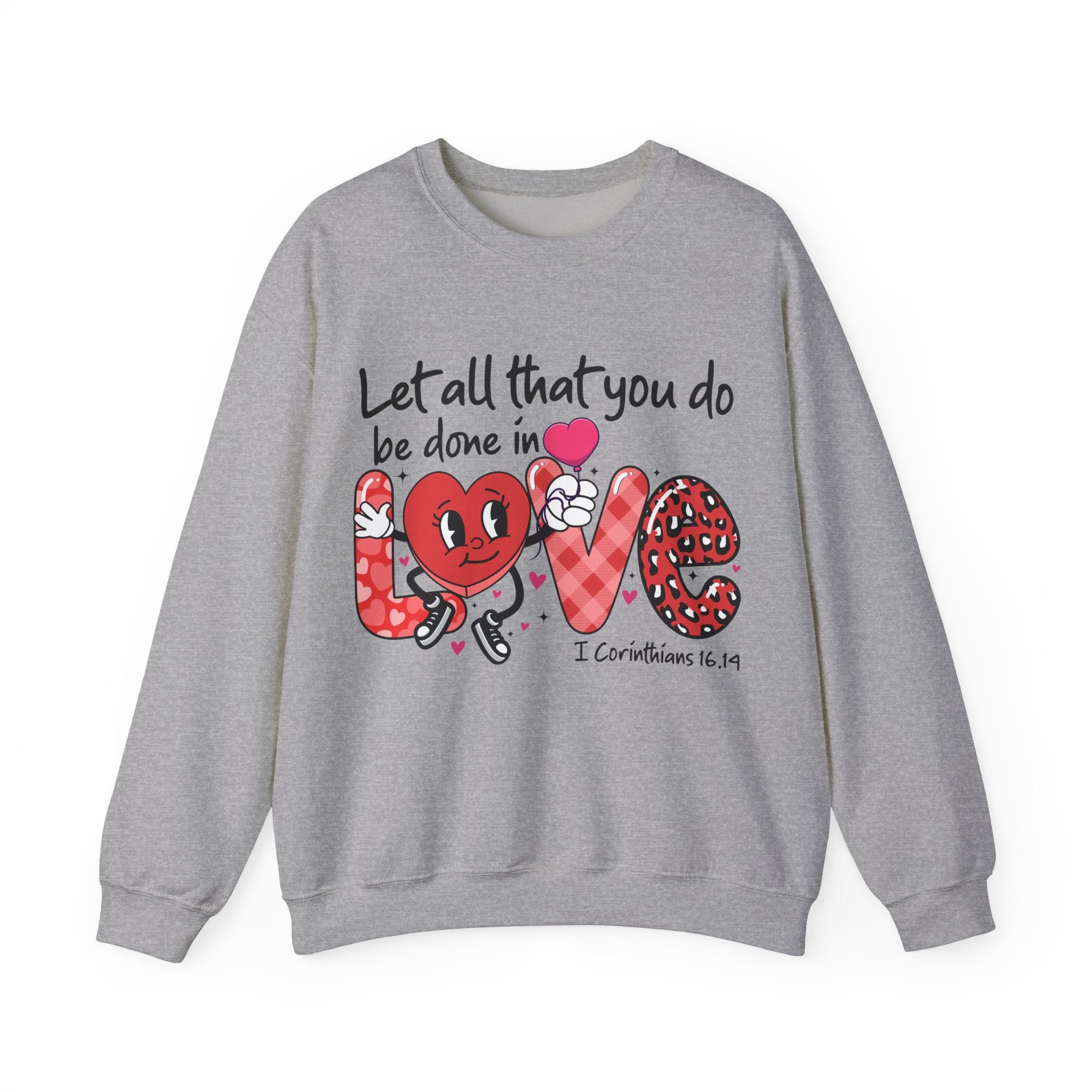 Let all that you do be done in Love T-Shirt, Valentines Day Shirt for Women, Cute Valentine Day Shirt, Valentine's Day Gift