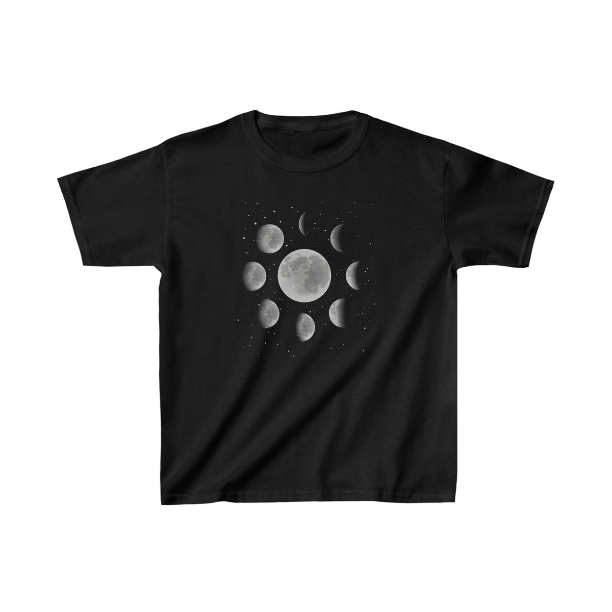 Moon Phase Kids Tee, Kids Moon Shirt, Moon Phases Shirt, Astrology Kids T-Shirt, Moon Child, Spiritual T-Shirt