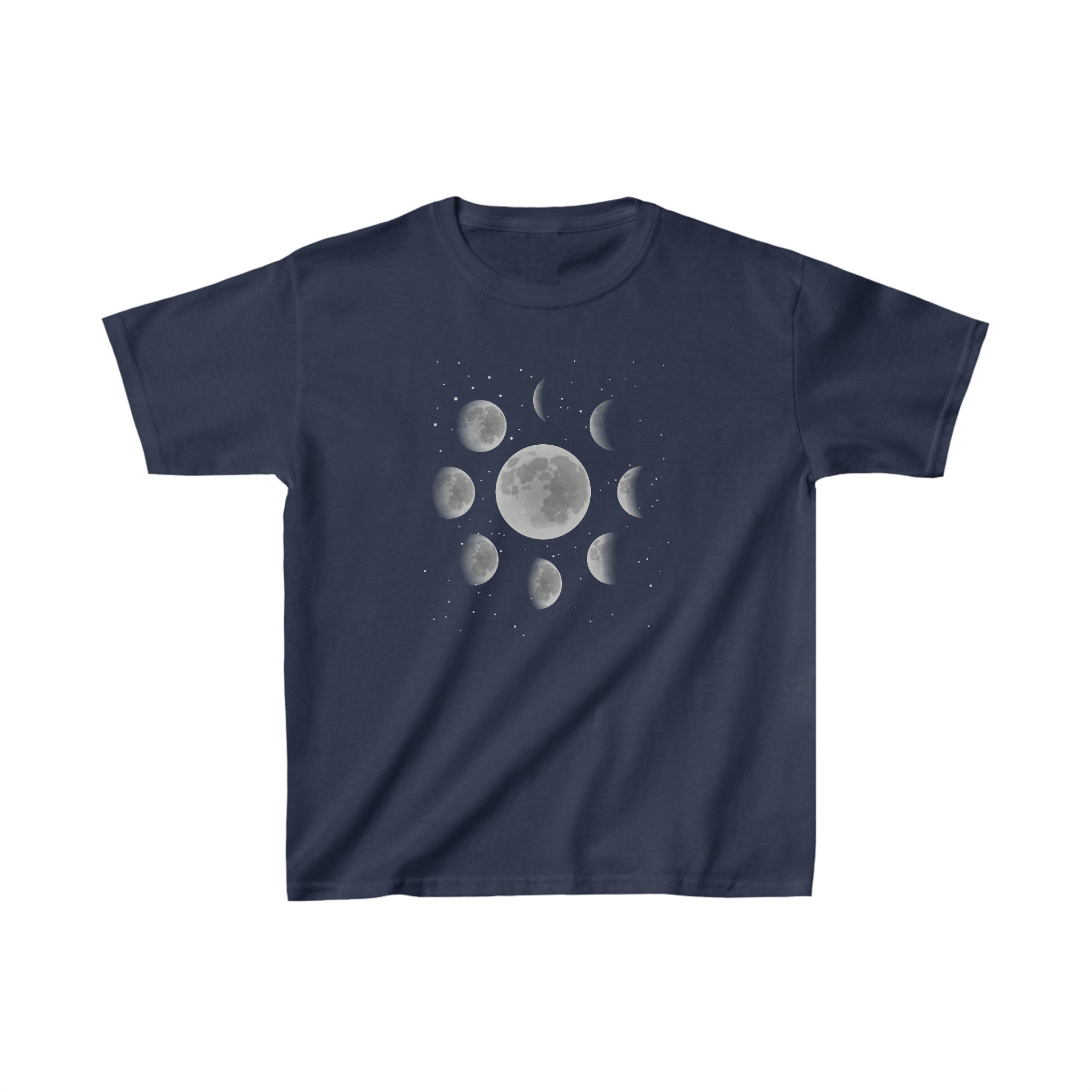 Moon Phase Kids Tee, Kids Moon Shirt, Moon Phases Shirt, Astrology Kids T-Shirt, Moon Child, Spiritual T-Shirt