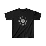 Moon Phase Kids Tee, Kids Moon Shirt, Moon Phases Shirt, Astrology Kids T-Shirt, Moon Child, Spiritual T-Shirt