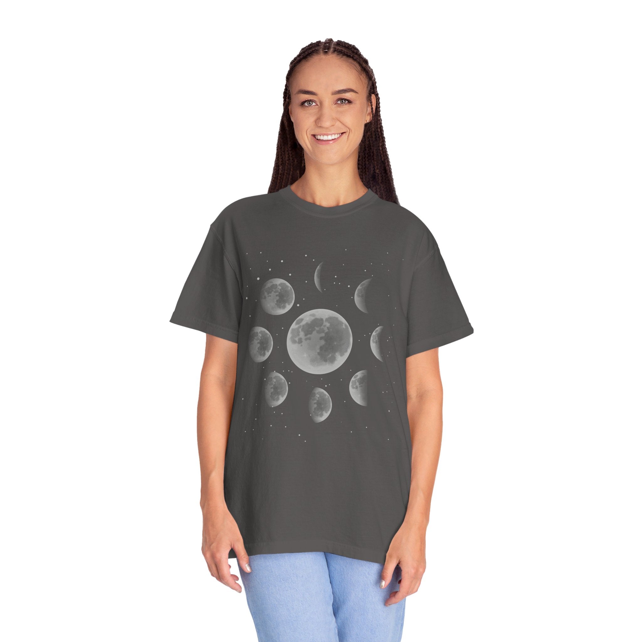 Moon Phase Lunar Shirt, Celestial Shirt, Astrology Tee, Spiritual Shirt, Aesthetic Shirt, Moon Shirt, Mystical Shirt, Astronomy Shirt