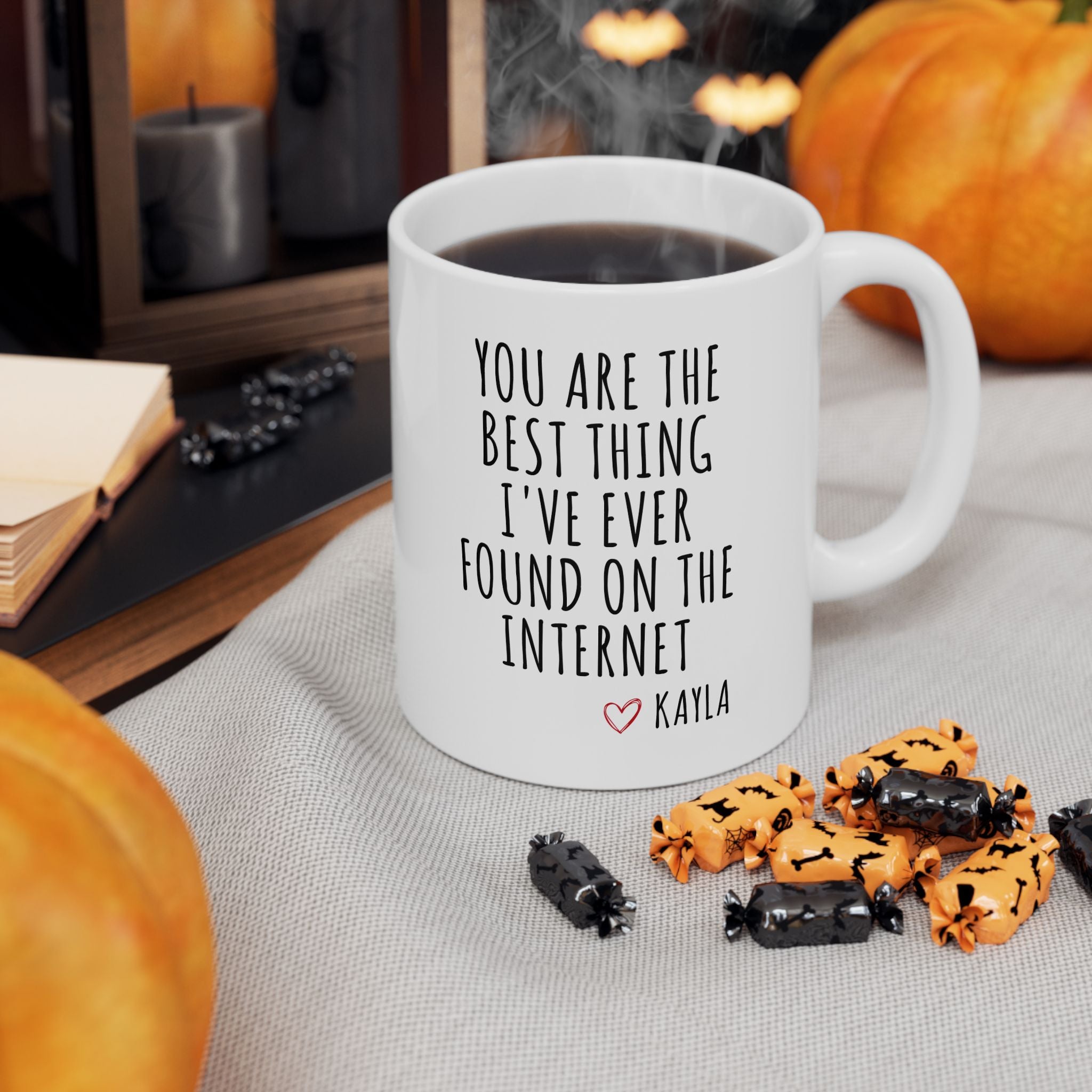 You Are The Best Thing I've Ever Found On The Internet Mug, Boyfriend Mug, Boyfriend Cup, Husband Coffee Cup, Boyfriend Valentines Day Gift