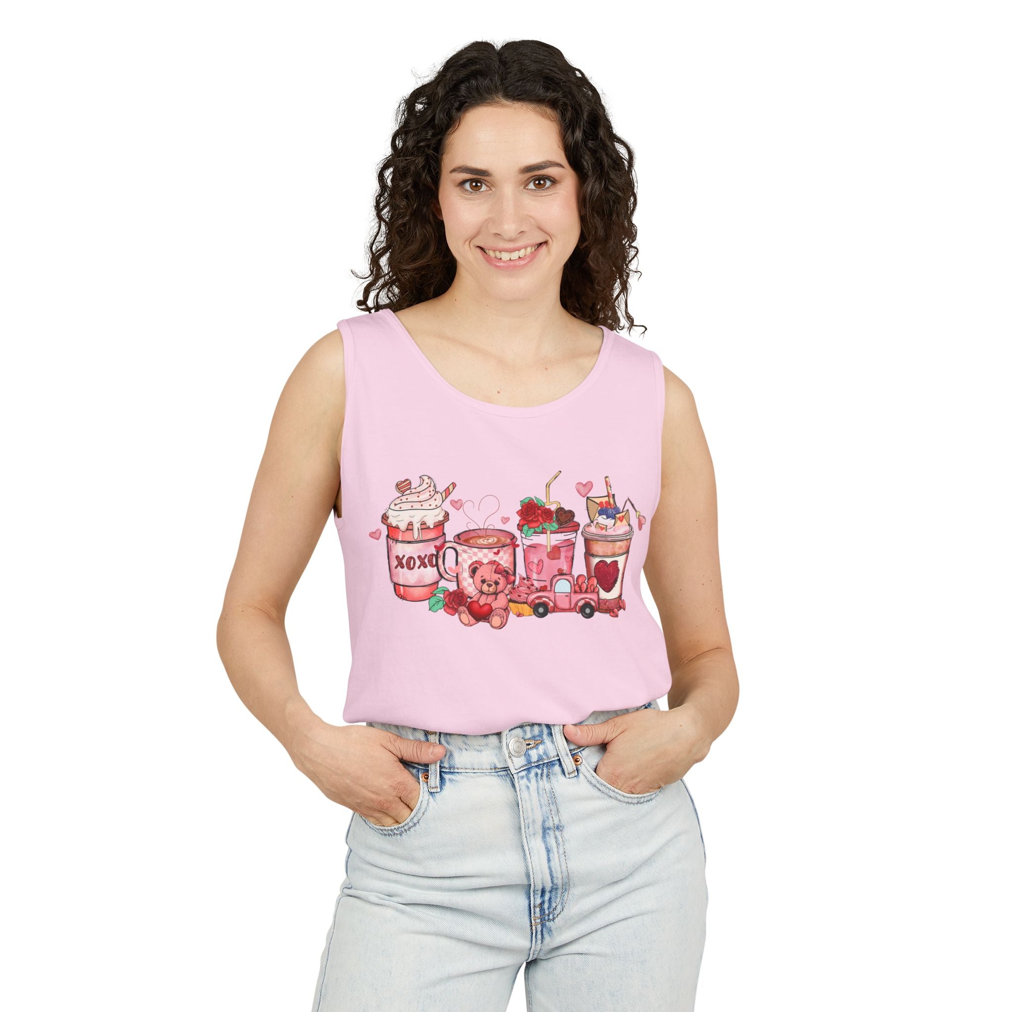 Coffee Valentines Tank Top, Valentines Day Shirt, Valentines Day Tank Top, Valentines Day Coffee Shirt, Coffee Lover Tee