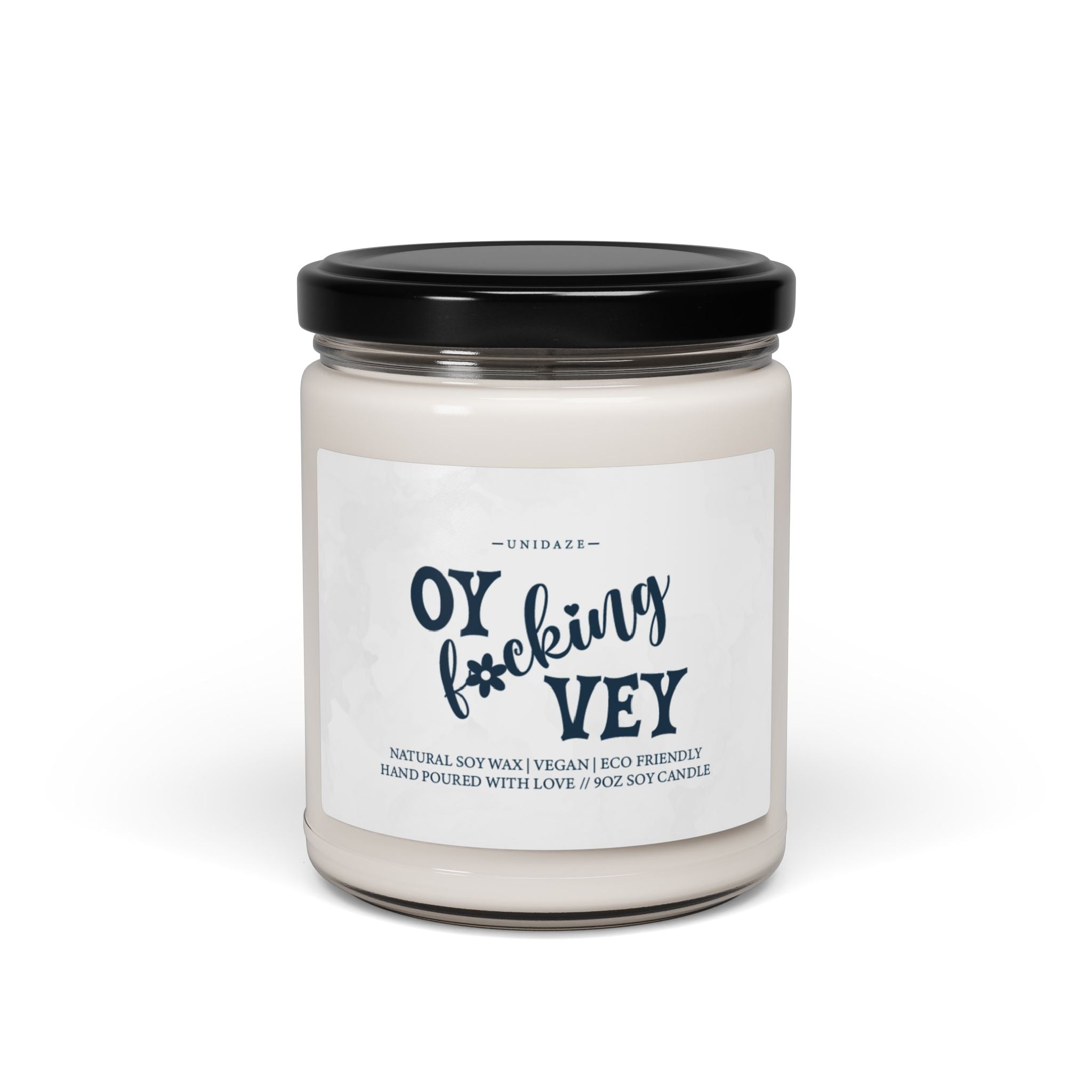 UNIDAZE Oy F*cking Vey Candle, Support Humor, Co-Worker Gift, Jewish Gift, Hanukkah, Funny Candles Printify Assembled in the USA Assembled in USA Bio candles Clean Burning Co-Worker Gift Decor Eco-friendly Funny Candles Grandmother Gift Halloween Hanukkah Hanukkah Funny Hanukkah Gift Holiday Picks Home & Living Home Decor Jewish Gift Jewish Humor Made in the USA Made in USA Mom Gift Parent Gift Phthalate Free Wife Gift