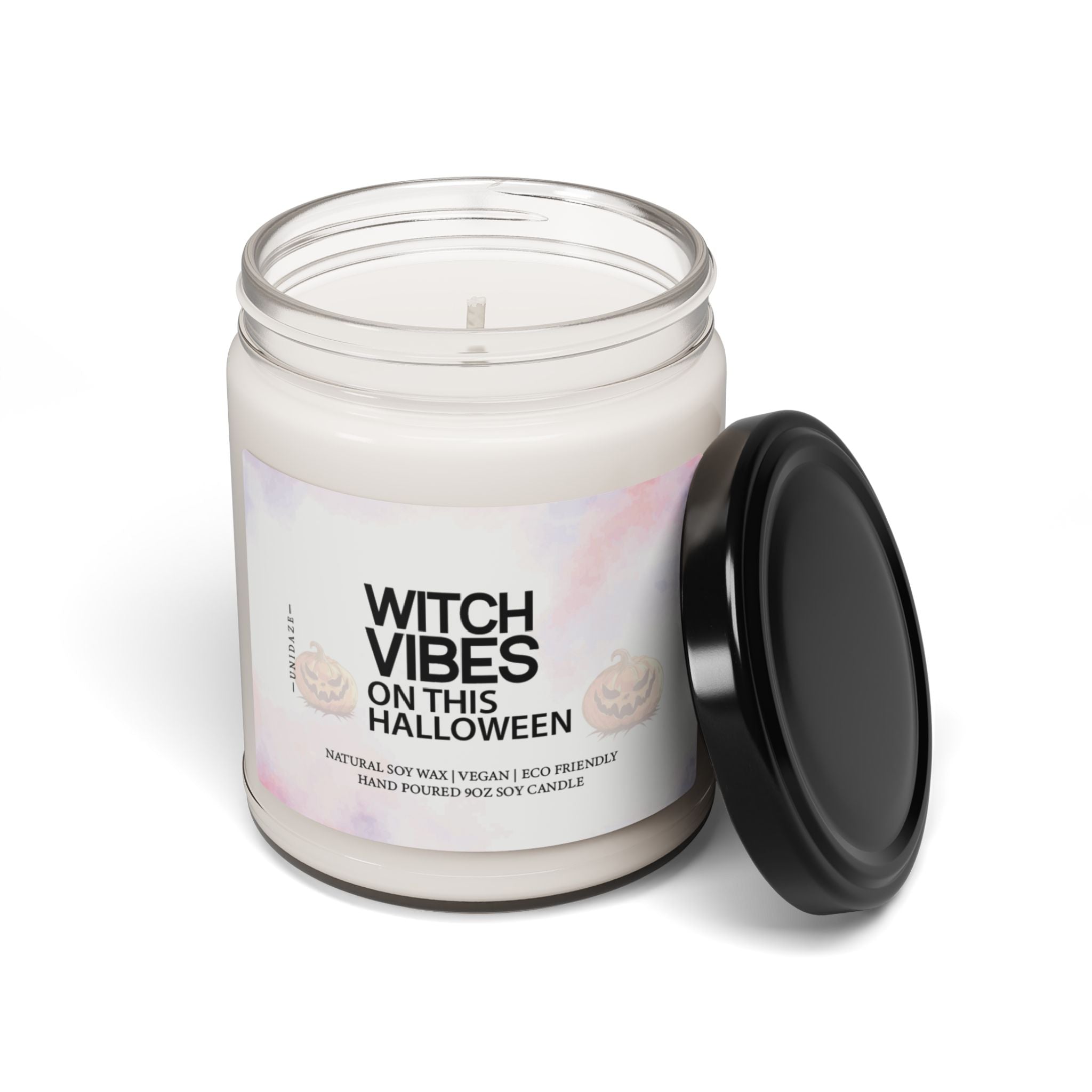 WITCH VIBES Candle, Halloween Candle, Halloween Party Favor, Funny Halloween Decor, Custom Candle, Halloween Gifts, Halloween Decoration