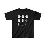 Moon Phase Kids shirt, Celestial Shirt, Astrology Kids Shirt, Spiritual Shirt, Aesthetic Shirt, Kids Moon Shirt, Mystical Shirt, Astronomy Shirt, Retro Tee