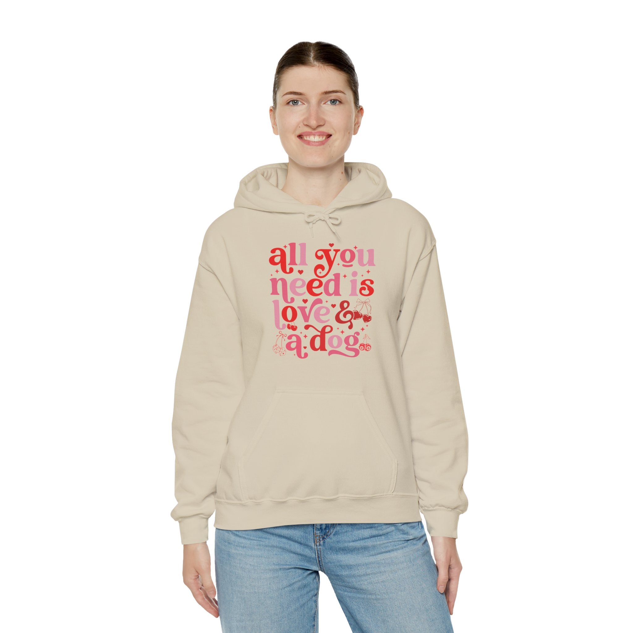 All You Need Is Love And A Dog Hoodie, Dog Lover Shirt, Dog Lover Gift, Dog Mom Shirt, Dog Quote Shirt, Dog Owner Shirt, Dog Mama Shirt