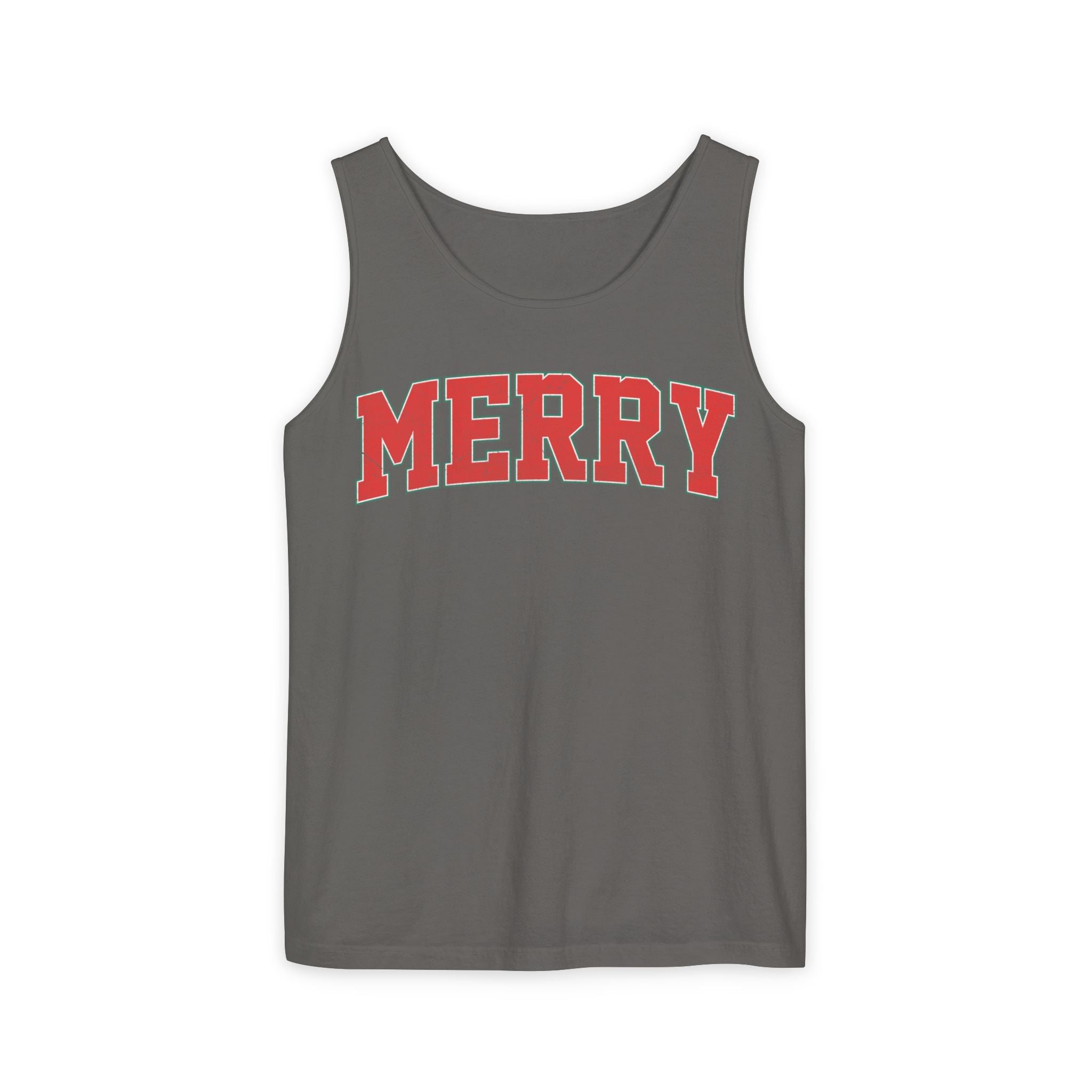 Merry Tank Top, Merry Christmas Tank, Xmas Tank Tops, Retro Merry Tank Tops, Unisex Christmas Gift, Women Christmas Gift, Girls Christmas Tank