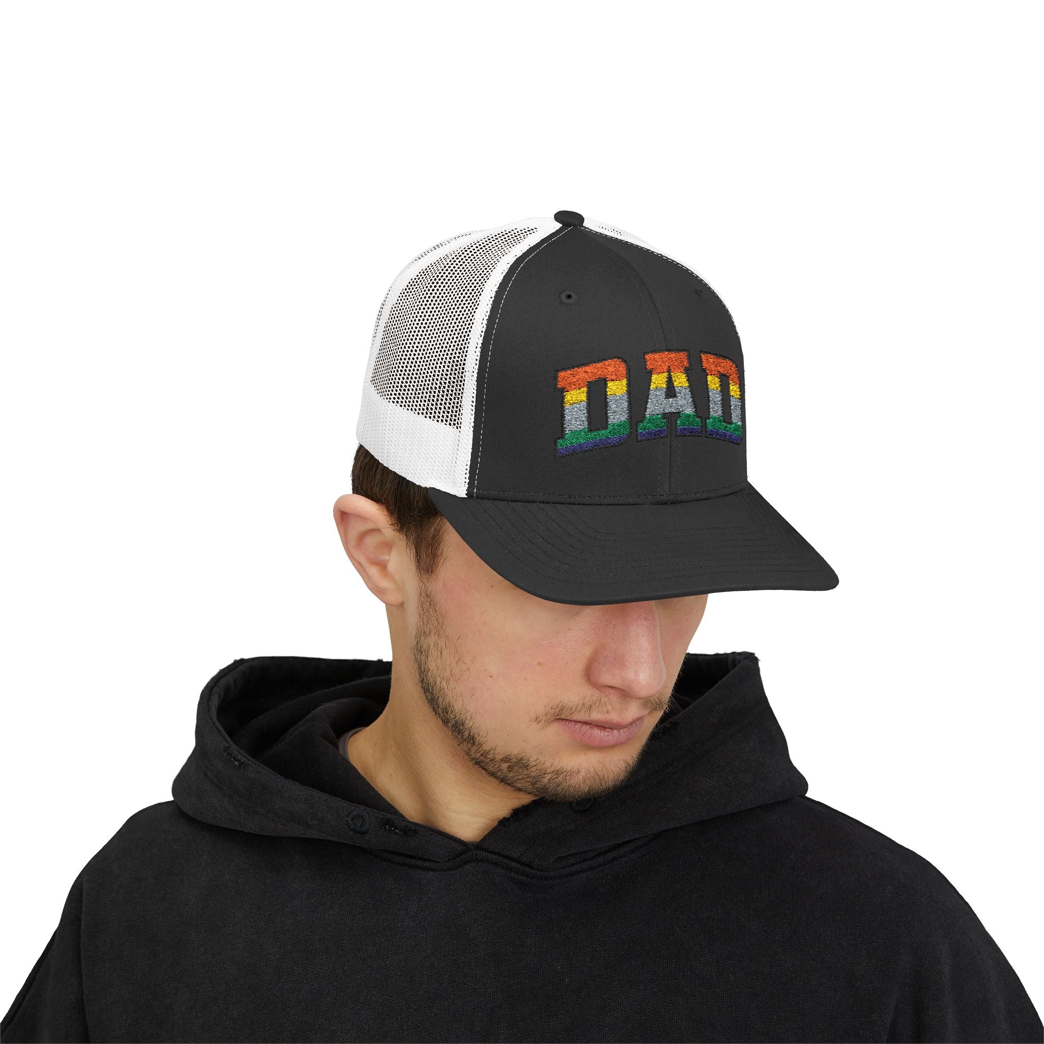 Dad Embroidered Trucker Cap, New Dad Gift, Dad Pregnancy Reveal, Dad Hat, Father's Day Gifts from Kids, Birthday Gift for Dad, Gift for Him