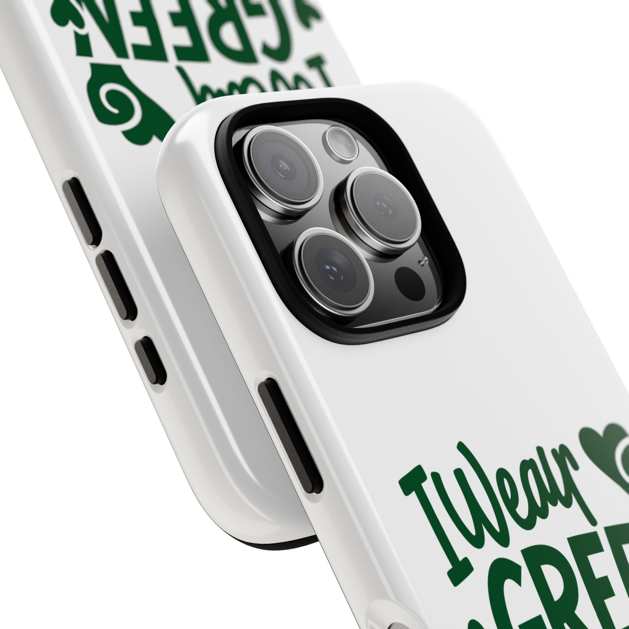 I Wear Green For Mental Health Awareness Phone Cases, Mental Health Matters Phone Case, Inspirational Phone Case, Motivational Phone Case, iPhone, Google Pixel & Samsung Galaxy