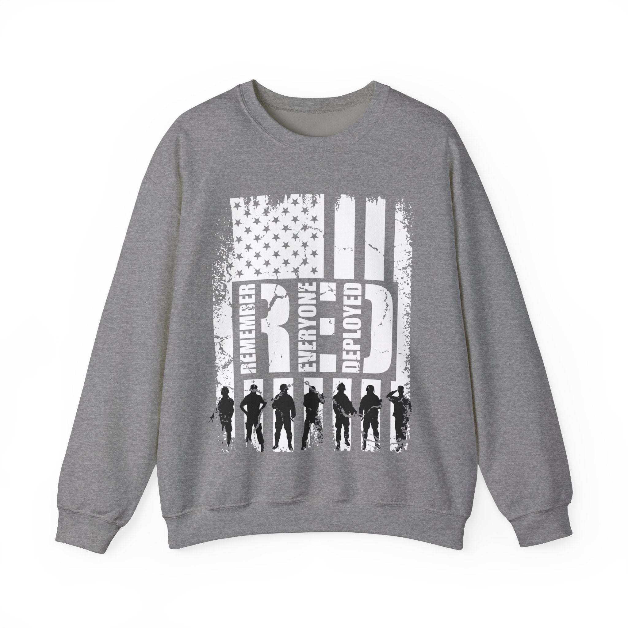 Red Friday Remember Everyone Deployed Sweatshirt, Red Friday Sweater, American Flag Us Veteran Sweatshirt, Red Friday Shirt, Veteran Shirt