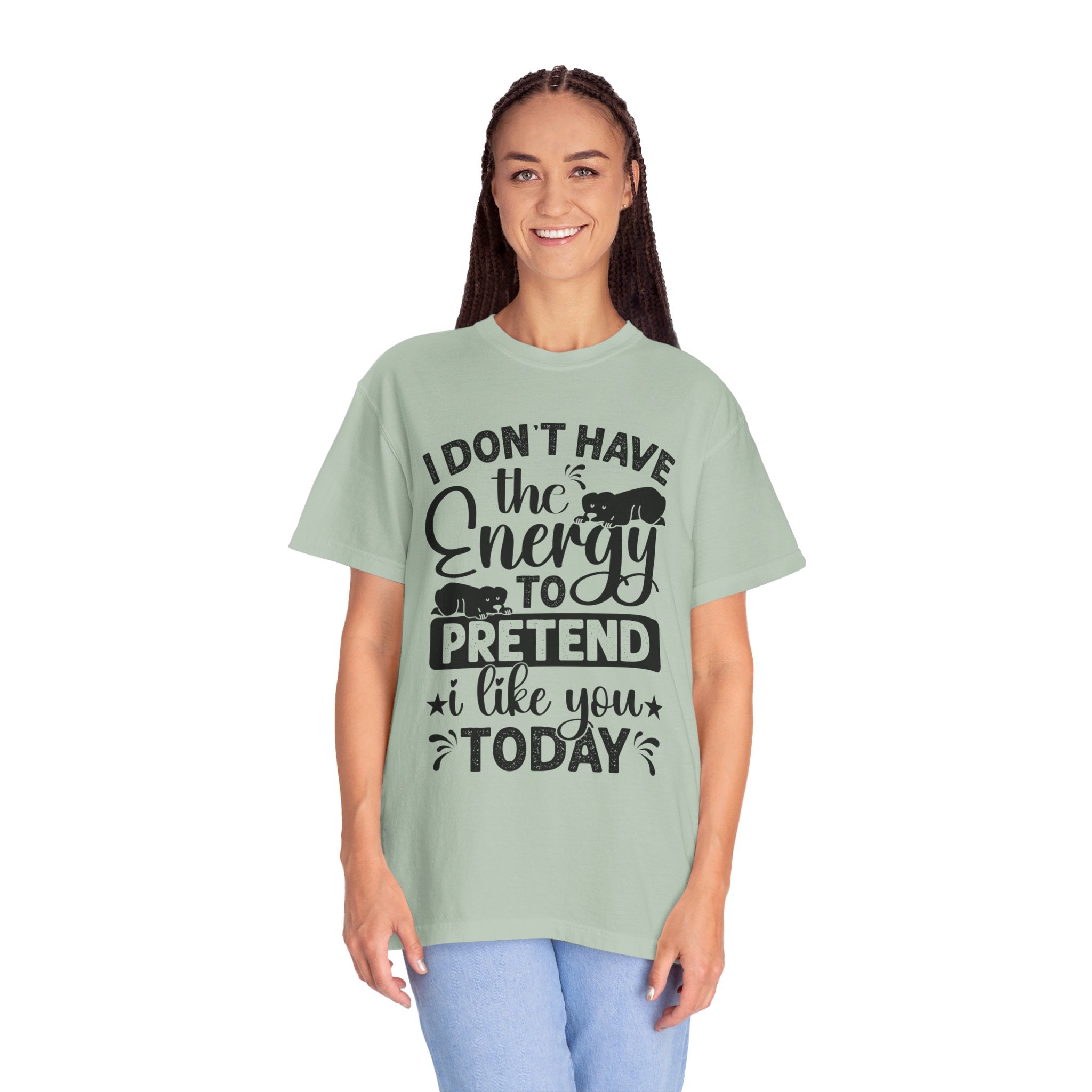 I Don't Have The Energy To Pretend I Like You Today Shirt, Funny Sarcastic Shirt, Sarcastic Quote Shirt, Sarcastic Shirt, Funny Women's Tee