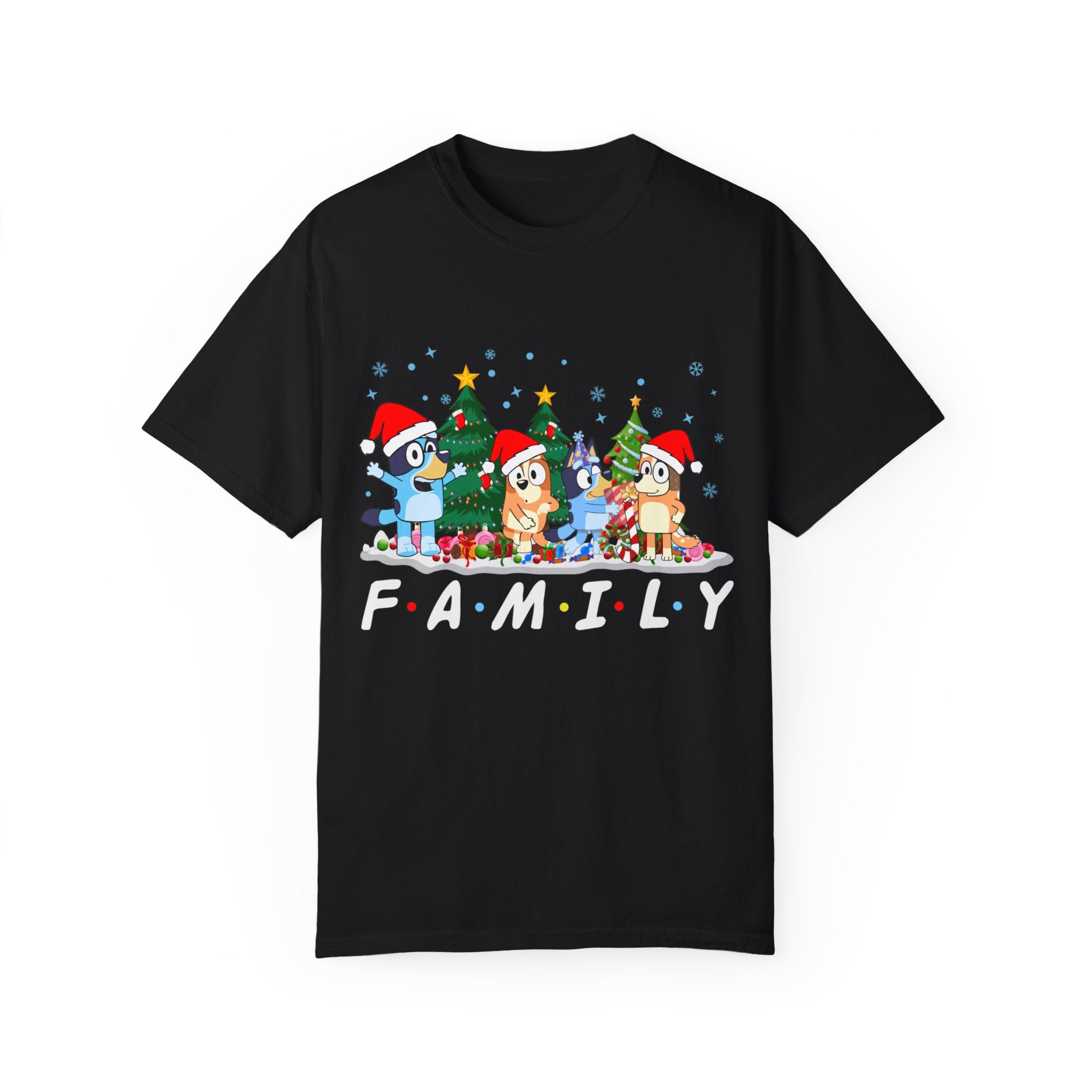 Christmas Bluey Family Shirt, Bluey Party Shirt, Christmas Family Bluey Shirt, Bluey Christmas Trip Shirt, Bluey Theme Tee