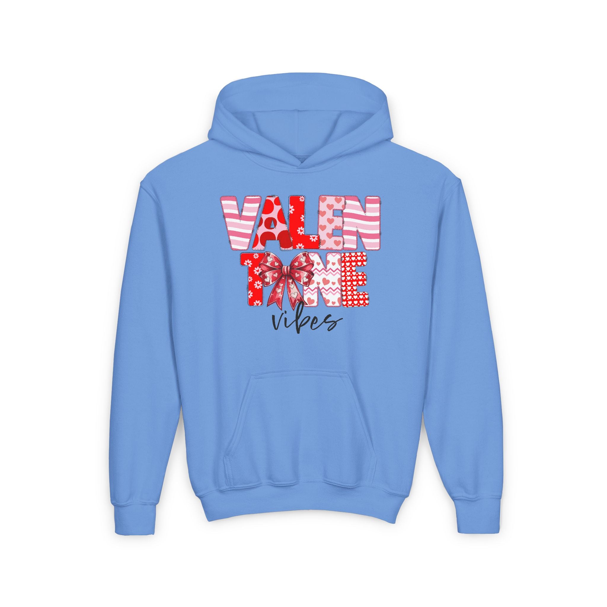 Valentine Vibes Kids Hoodie, Coquette Valentine Vibes Toddler Hoodie, Valentine's Day Kids Sweatshirt, Gift For Her Him