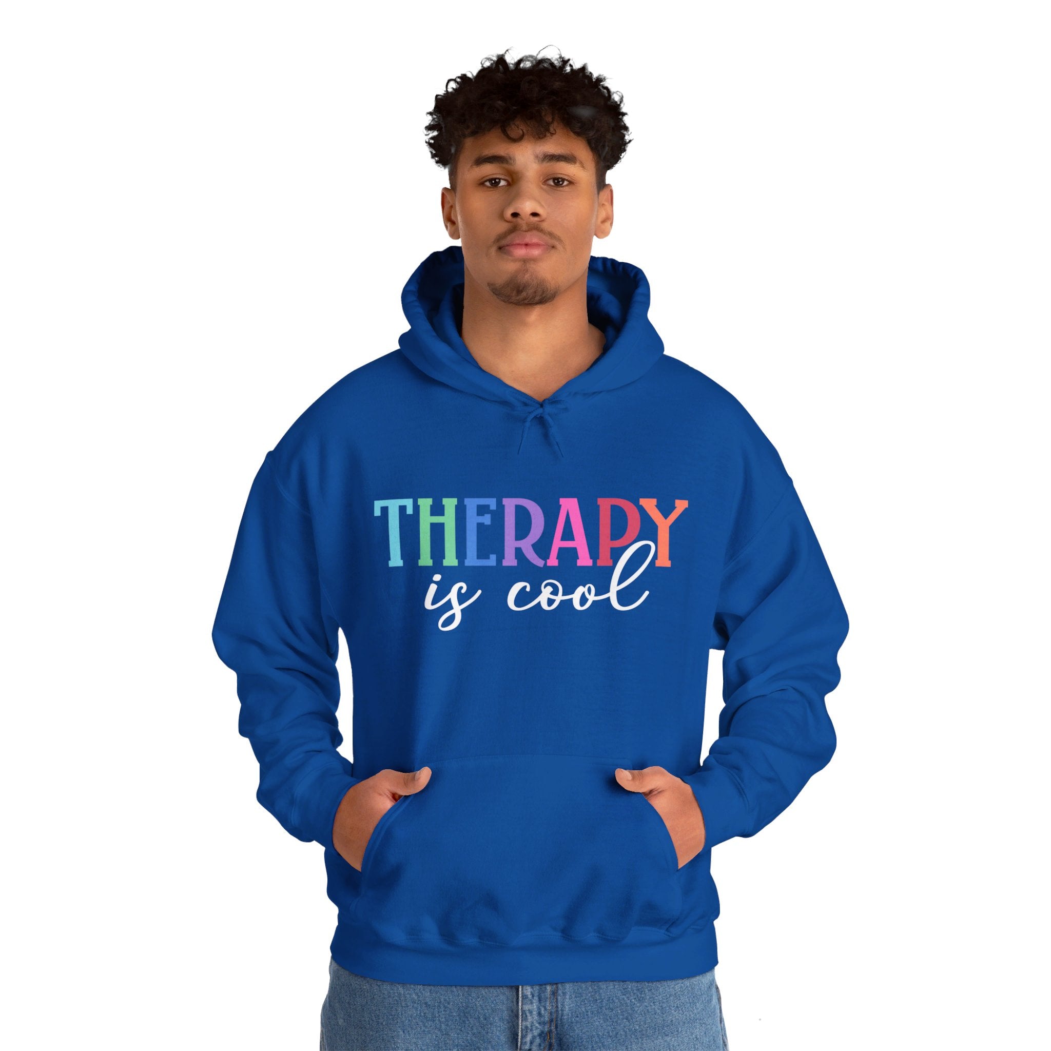 Therapy Is Cool Hoodie, Therapy Sweatshirt, Therapy Shirt, Therapist Sweatshirt, Positive Sweatshirt, Empathy Sweatshirt, Therapy Hoodie