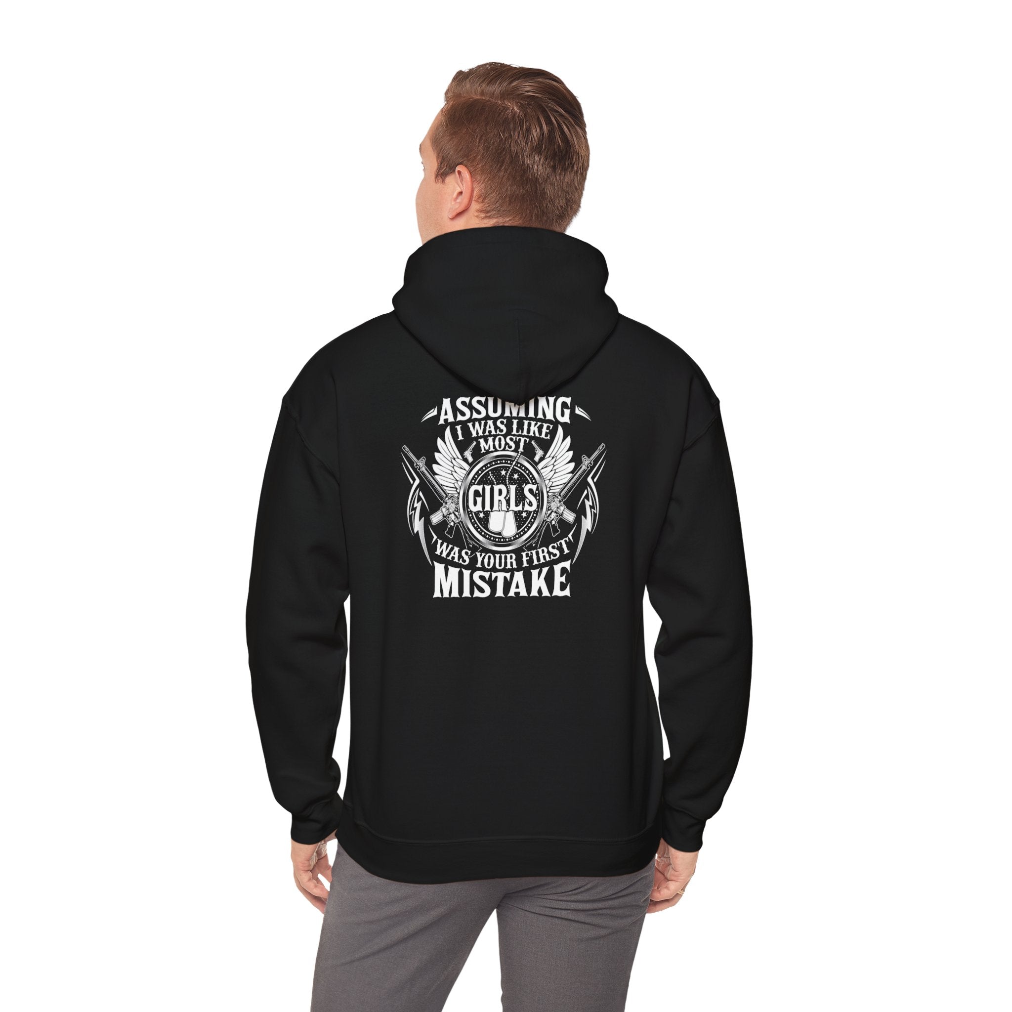 Assuming I Was Like Most Women Was Your First Mistake Hoodie, Gun Lover Shirt, Funny Women Shirt, Military Mom T Shirt, Sarcastic Shirt