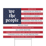 Conservative We The People, 2nd Amendment, Republican Yard Sign