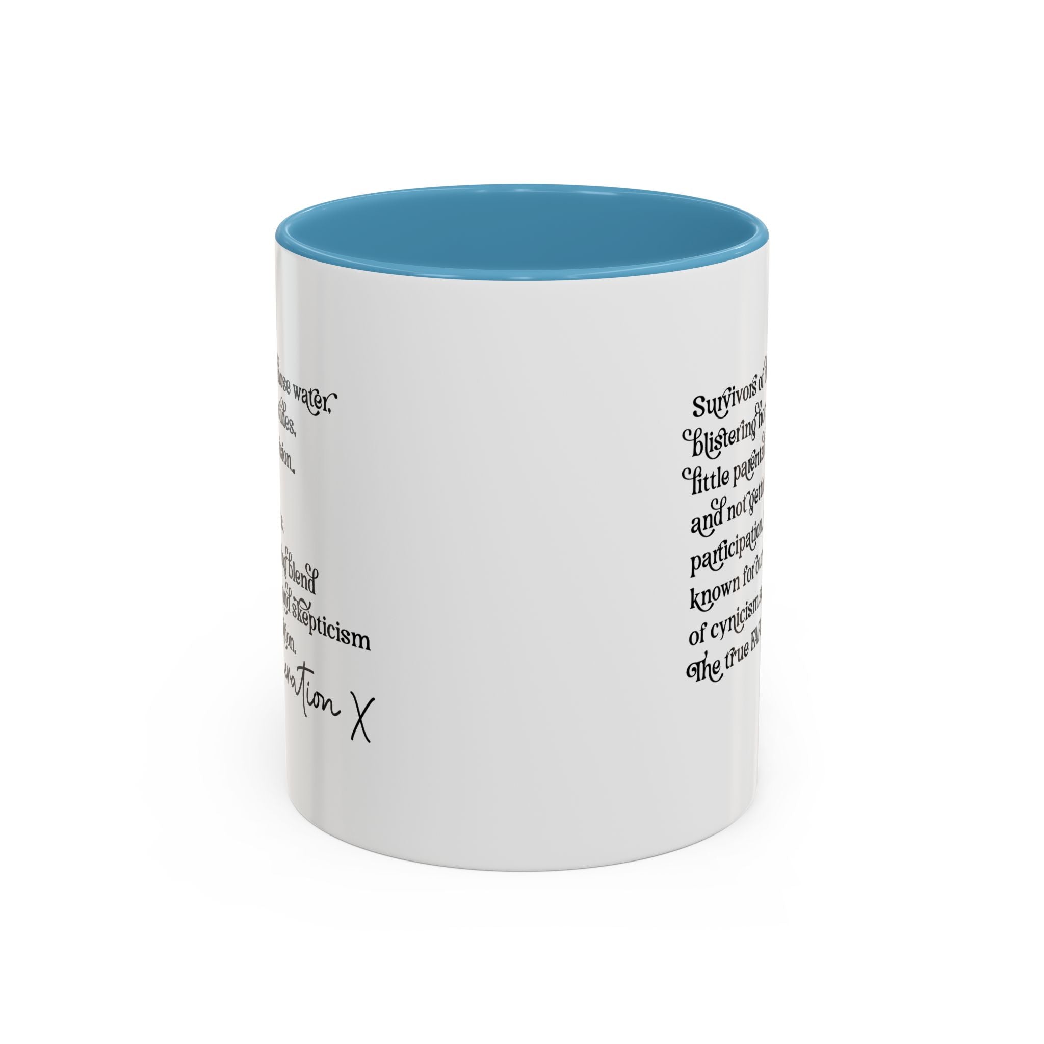 Gen X Raised on Hose Water and Neglect, Generation X, Gen X Gift, Gen X Mug, Funny Gen X Mug, Coffee Mug Cup, Coffee Mug Gift