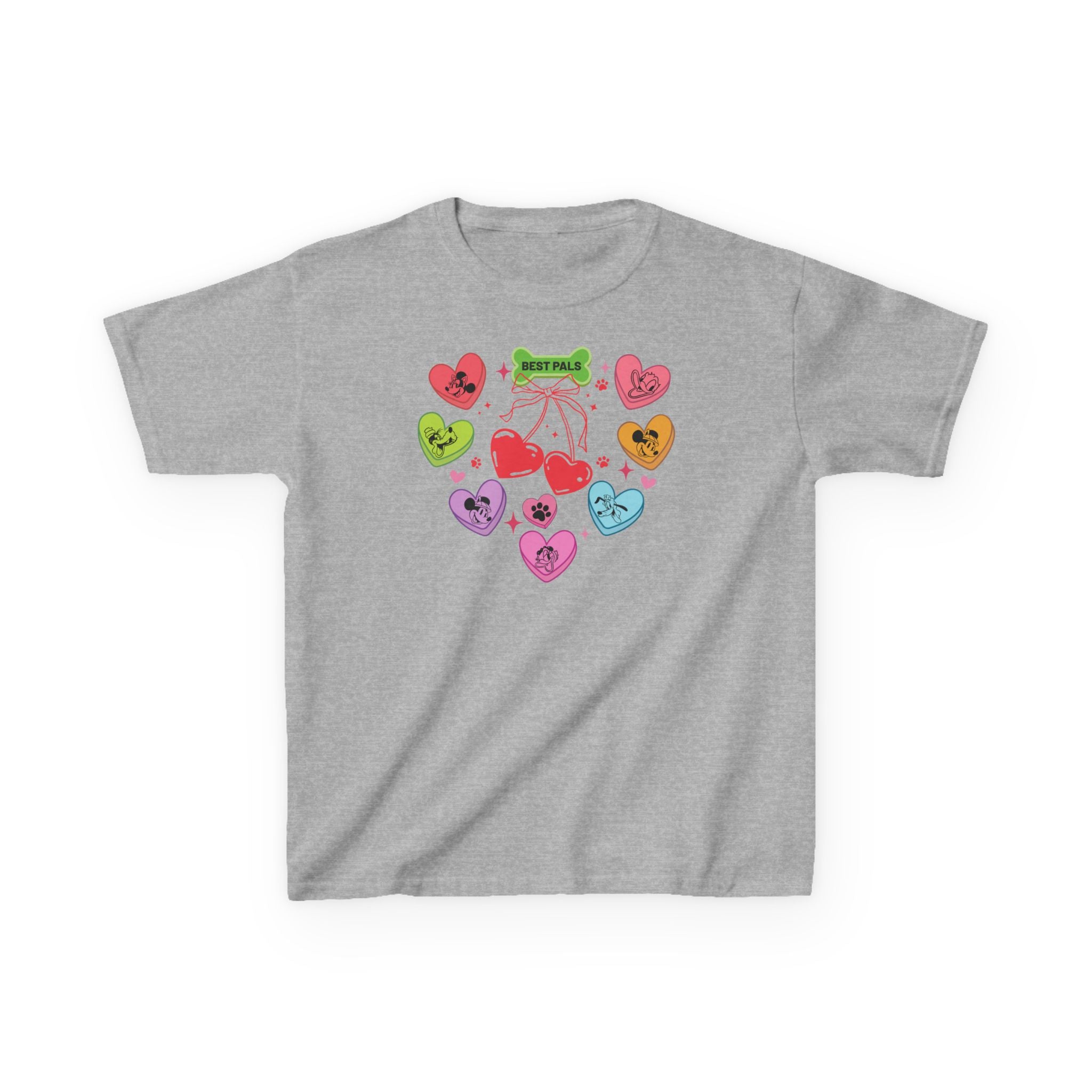 Mickey And Friends Candy Hearts Kids Shirt, Disney Valentine Toddler Shirt, Valentine's Day Kids Shirt, Toddler Valentine Day Outfit