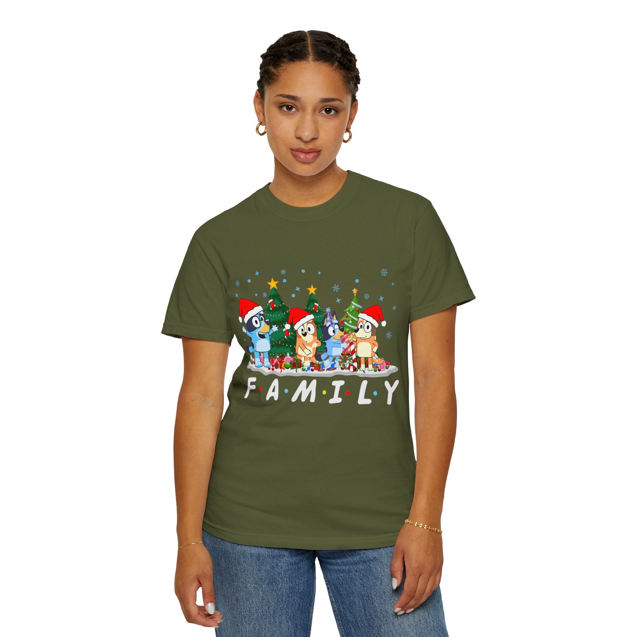 Christmas Bluey Family Shirt, Bluey Party Shirt, Christmas Family Bluey Shirt, Bluey Christmas Trip Shirt, Bluey Theme Tee