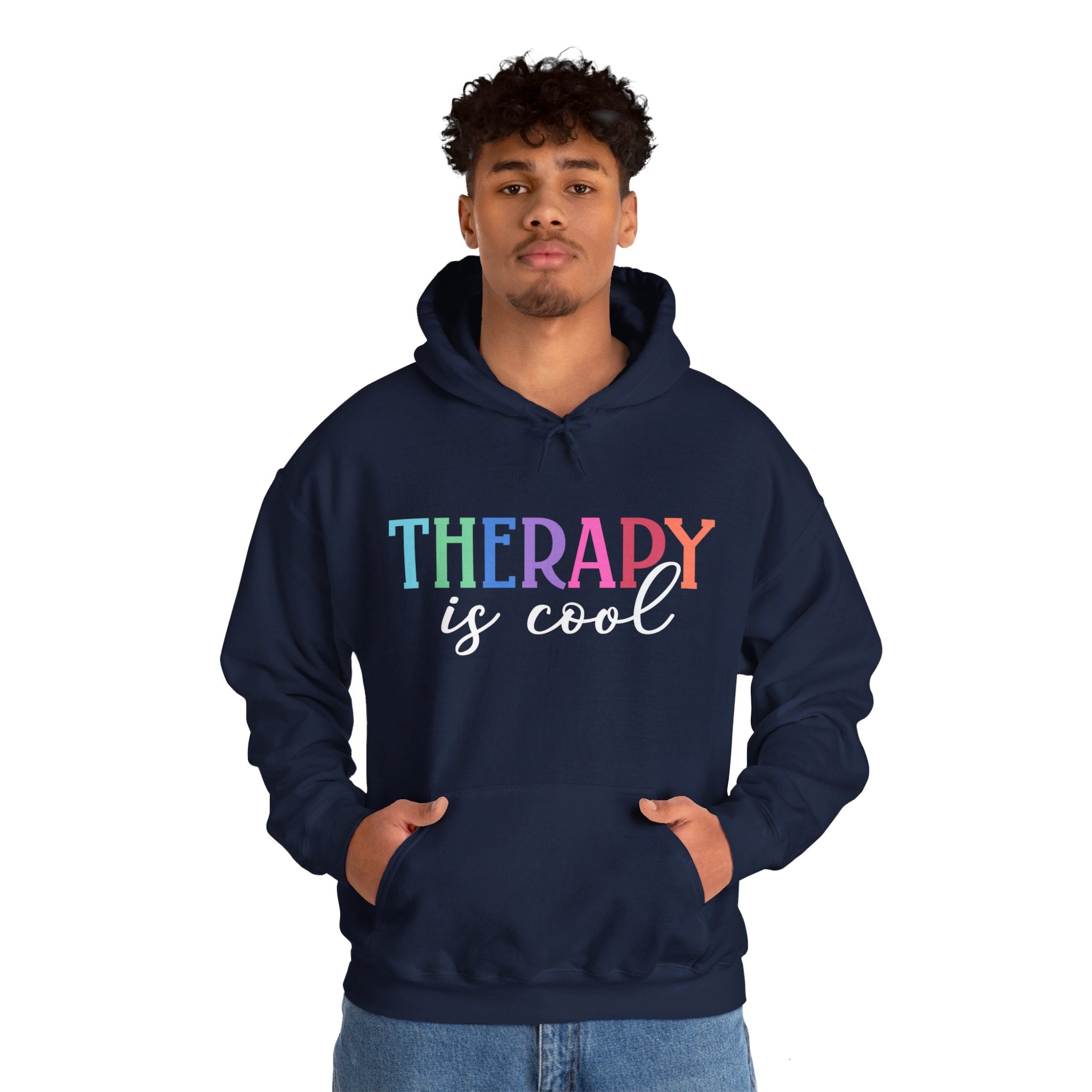 Therapy Is Cool Hoodie, Therapy Sweatshirt, Therapy Shirt, Therapist Sweatshirt, Positive Sweatshirt, Empathy Sweatshirt, Therapy Hoodie