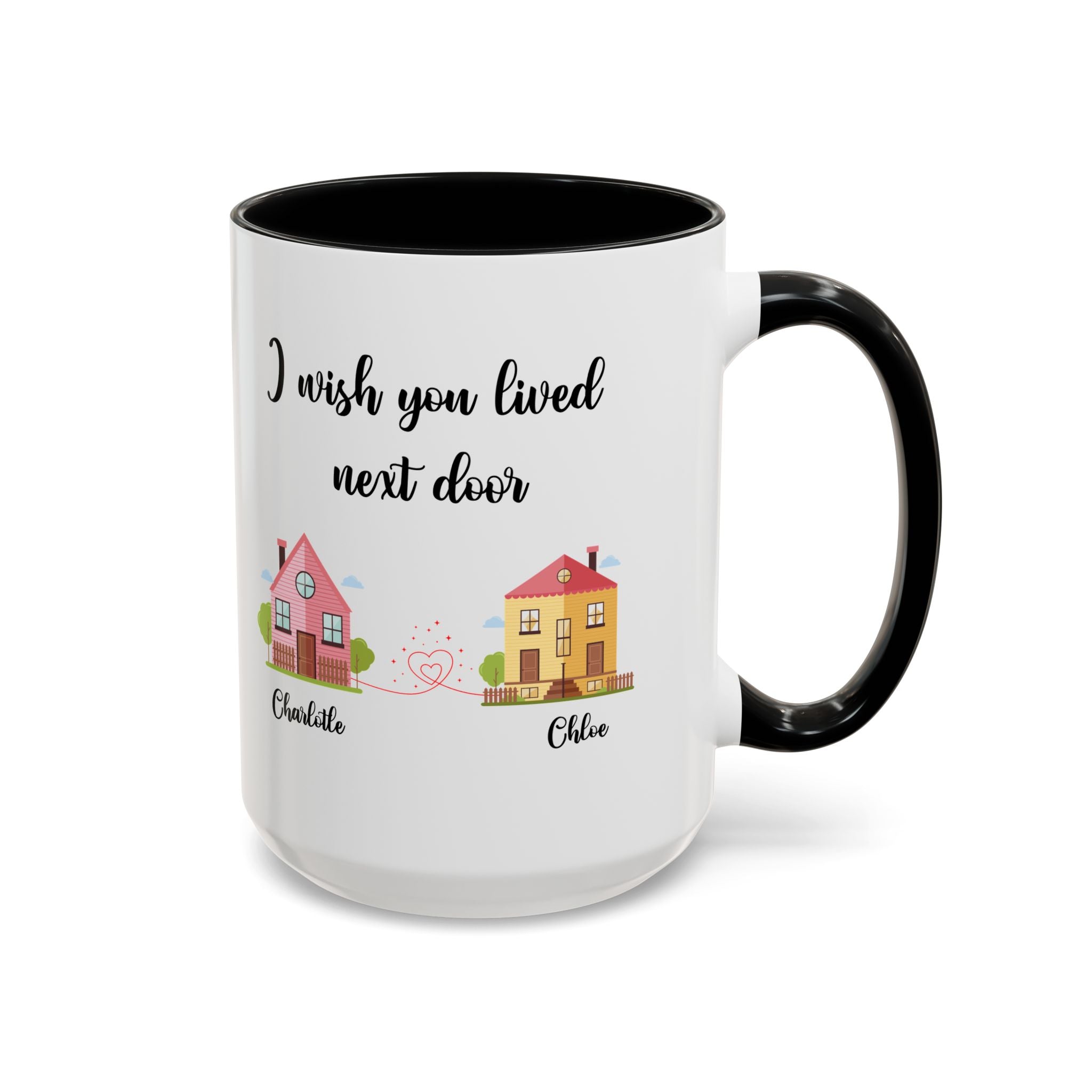 I Wish You Lived Next Door Mug, Bestie Coffee Mug, Long Distance Mug, Moving Away Mug, Best Friend Christmas, Bestie Birthday Gift, Bff Mug