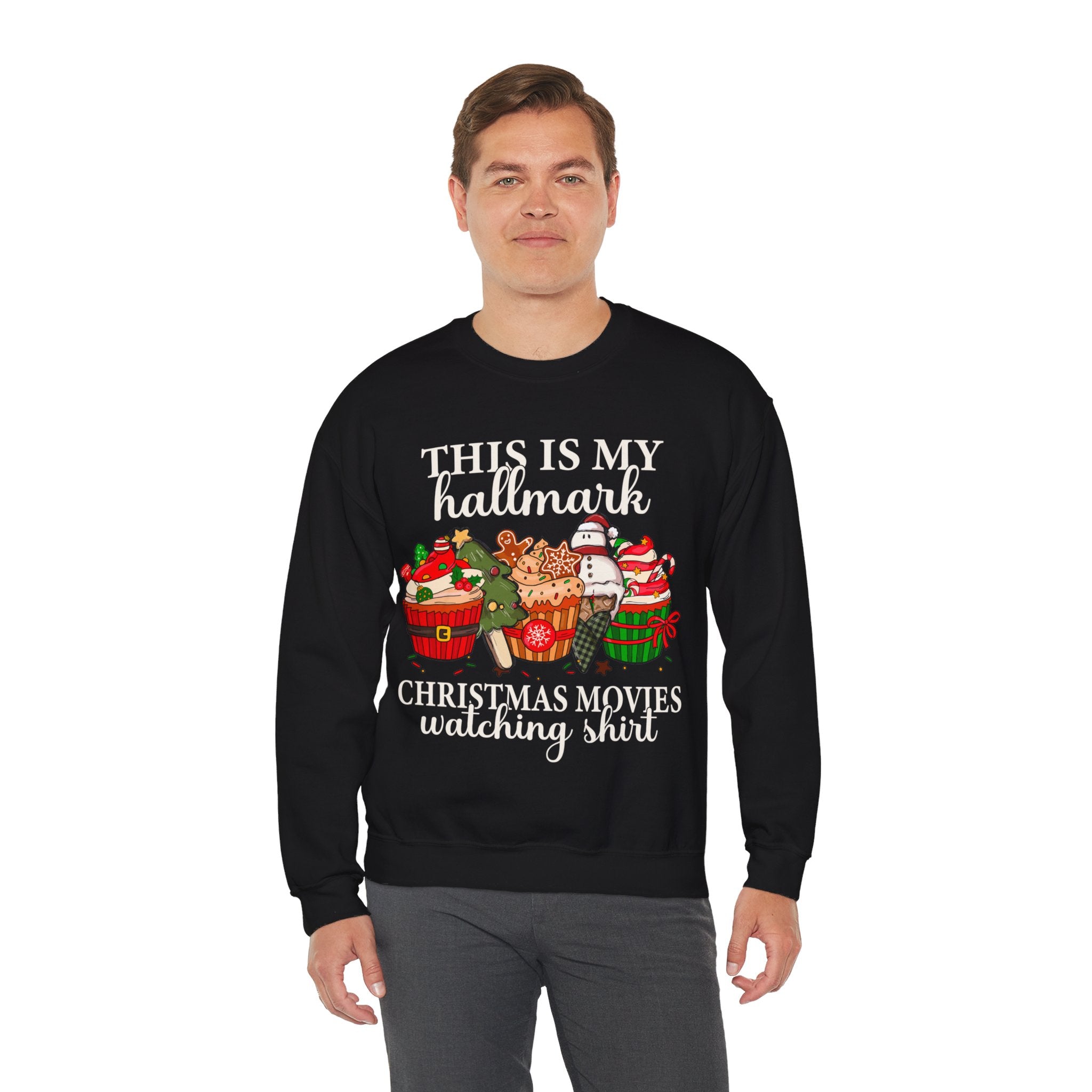 This is My Hallmark Christmas Movie Watching Sweatshirt, Hallmark Christmas Movies Shirt, Holiday Spirit Shirt, Hallmark Sweatshirt