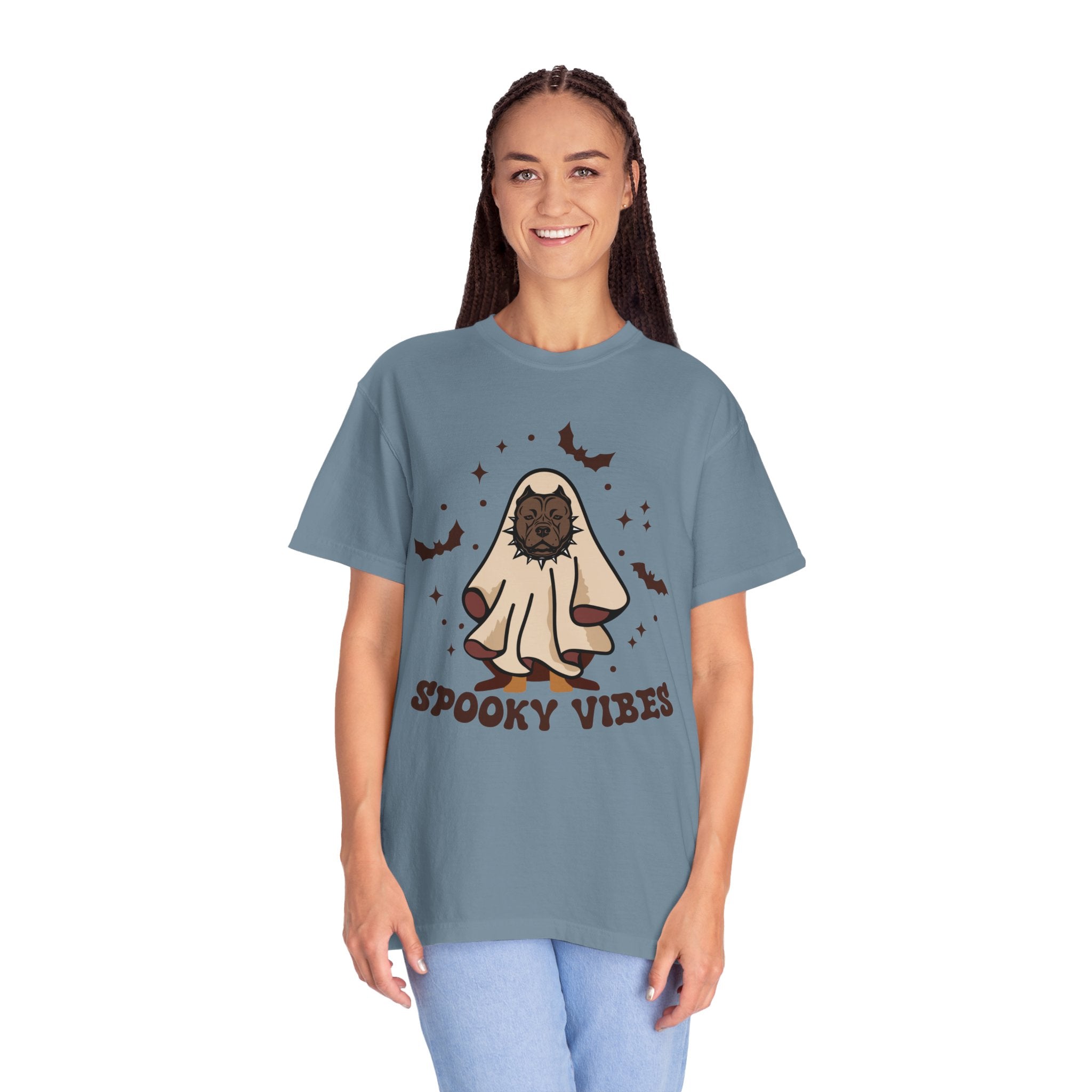 Halloween Ghost Spooky Vibes Shirt, Cute Ghost Shirt, Halloween Shirt, Cute Fall Shirt, Spooky Season Shirt, Gift For Halloween