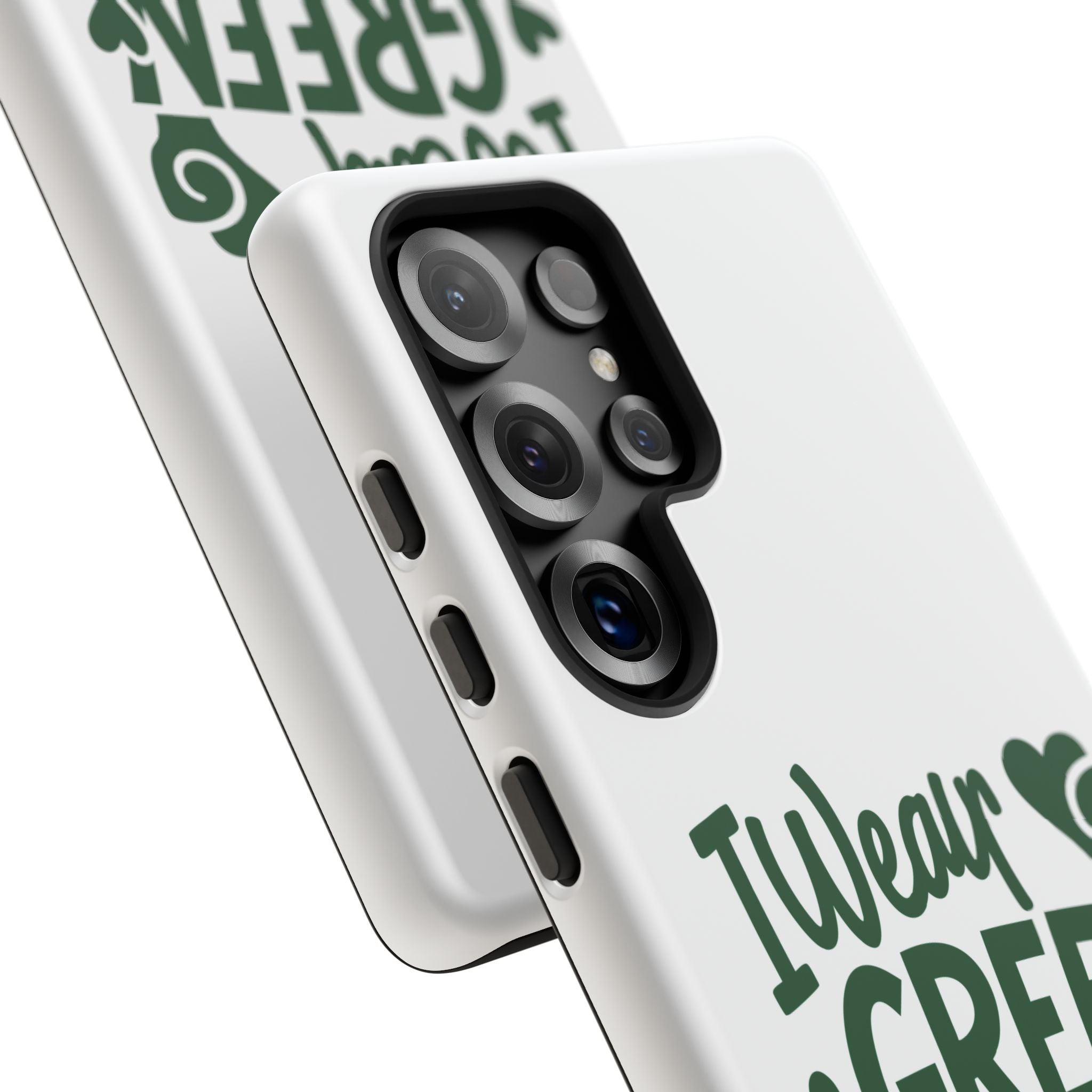 I Wear Green For Mental Health Awareness Phone Cases, Mental Health Matters Phone Case, Inspirational Phone Case, Motivational Phone Case, iPhone, Google Pixel & Samsung Galaxy