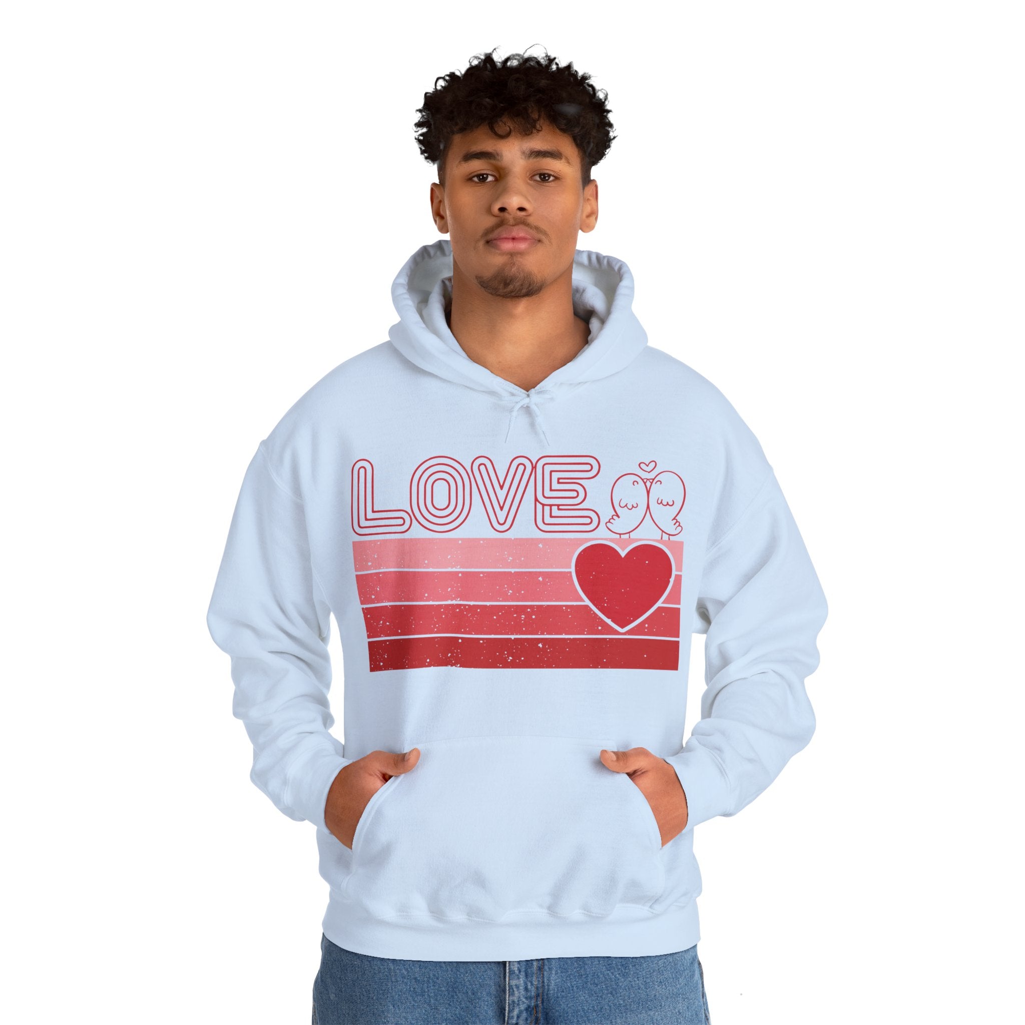 Retro Love Valentines Day Hoodie, Valentines Day Shirts For Woman, Heart Hooded Sweatshirt, Cute Valentine Shirt, Valentines Day Gift, Valentines Gift