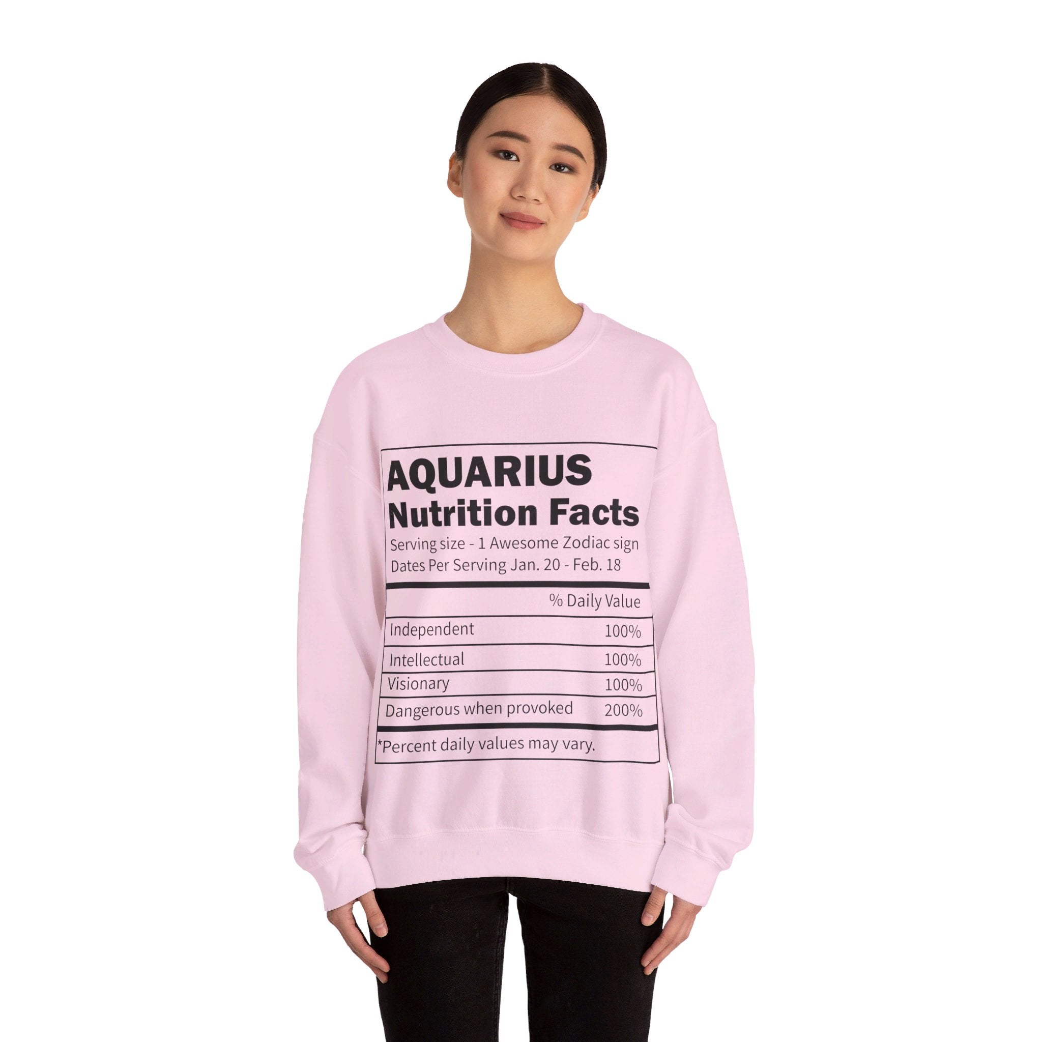 Zodiac Sign Nutrition Facts Sweatshirt, Horoscopes Shirt, Astrology Shirt, Summer Tees, Birthday Gift Ideas for Best Friends, Girl Friends
