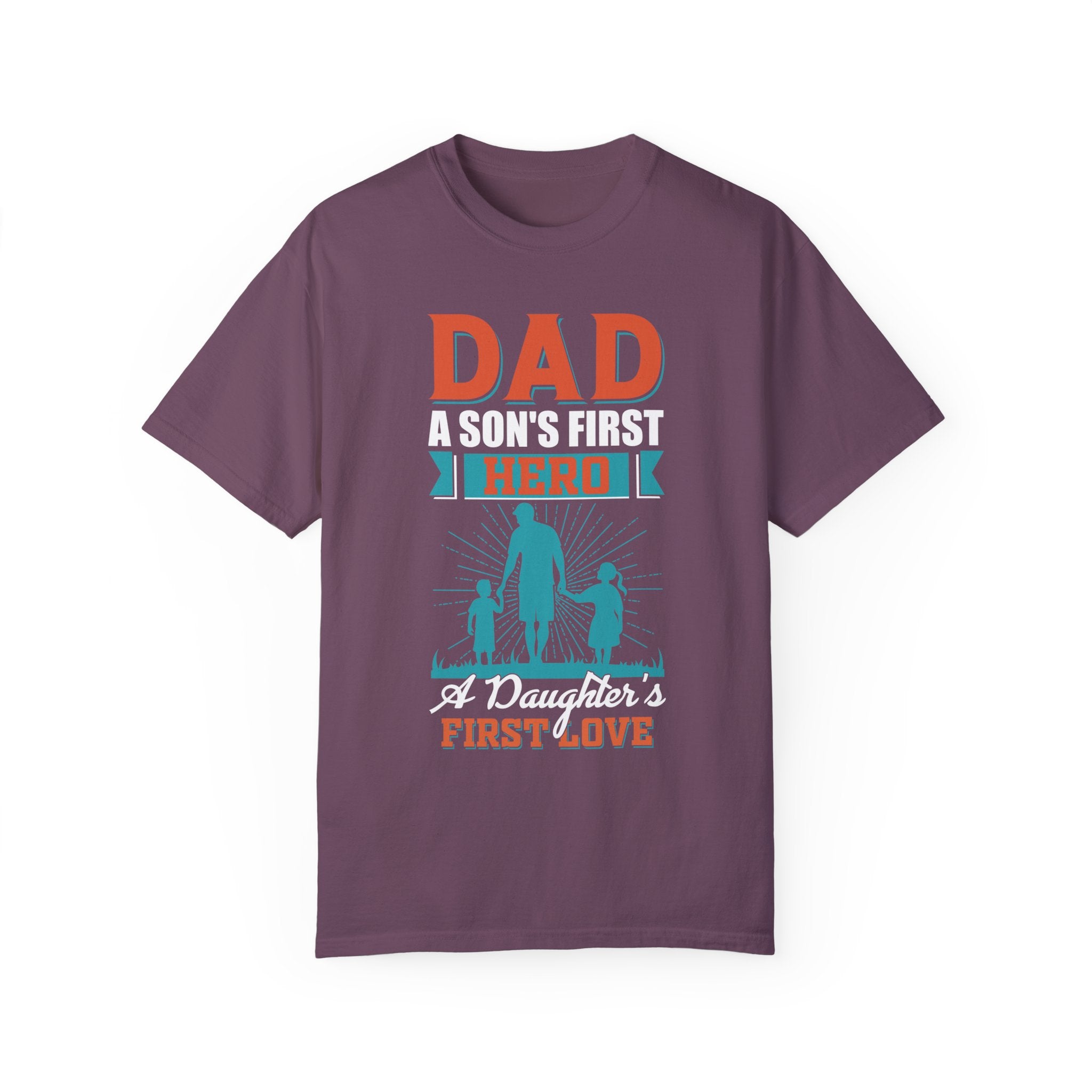 Dad Christmas Gift, shirt for dad, a son's first hero, a daughter's first love, gift for dad, dad t shirt, dad gift, dad of both shirt