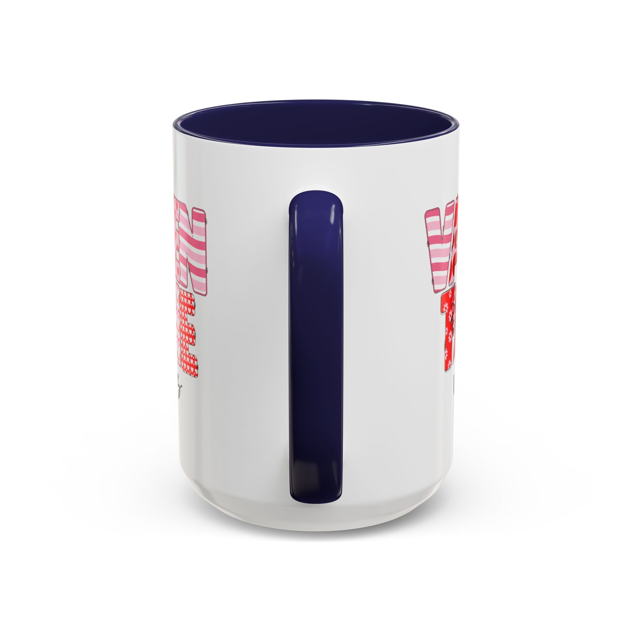 Valentine Vibes Coffee Mug, Coquette Valentine Vibes Mug, Brushstroke Valentine Coffee Cup, Gift For Her