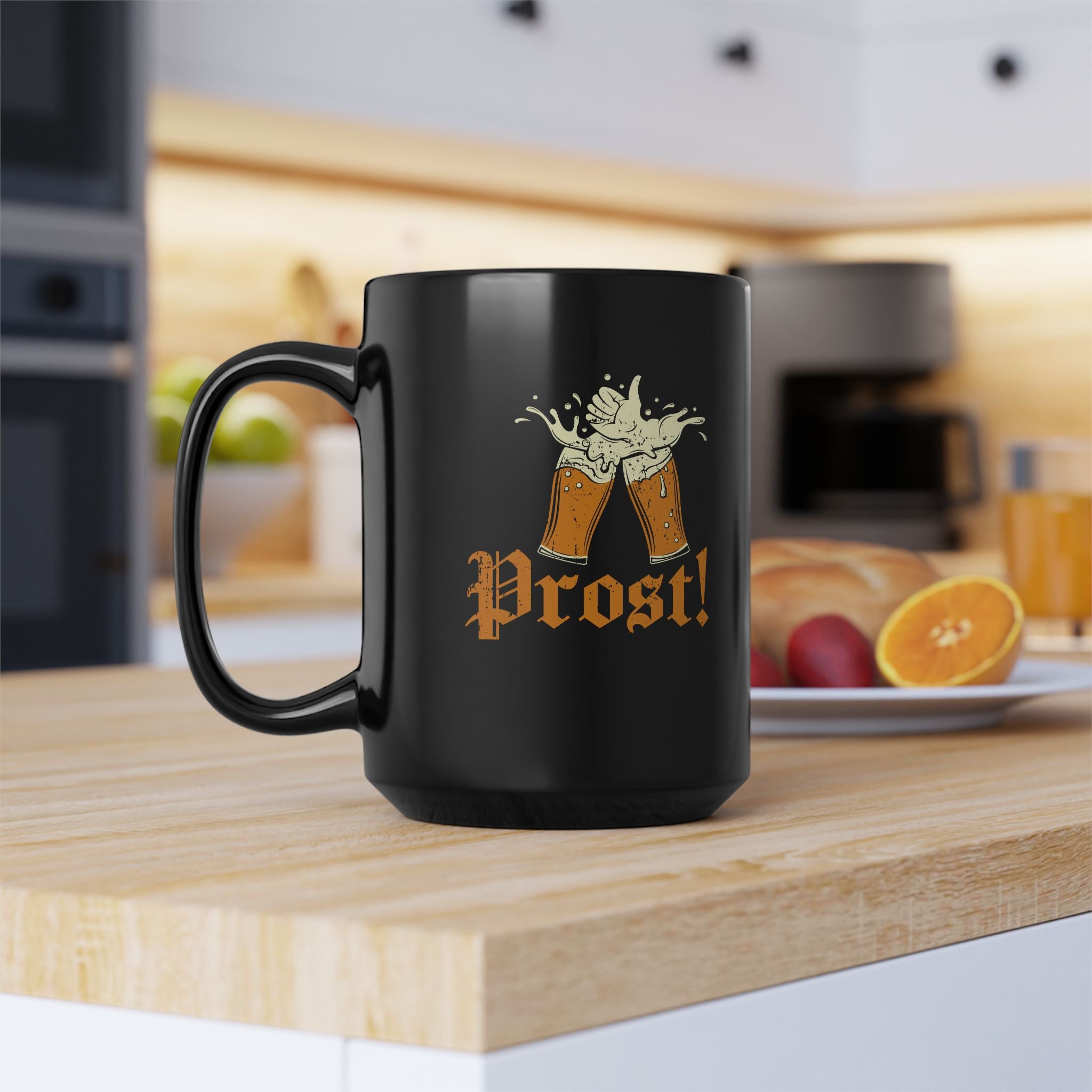 Prost Coffee Mug, Funny Beer Festival Gift For German Men And Women, Cool Germany Party Coffee Cup For Beer Lover