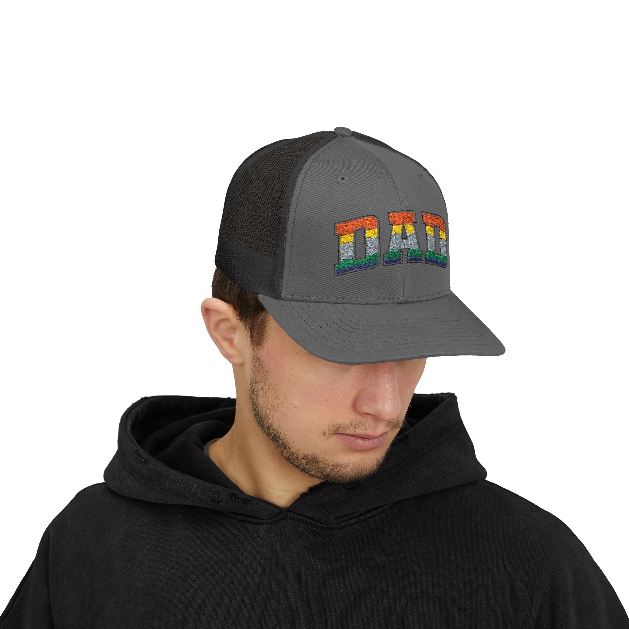 Dad Embroidered Trucker Cap, New Dad Gift, Dad Pregnancy Reveal, Dad Hat, Father's Day Gifts from Kids, Birthday Gift for Dad, Gift for Him