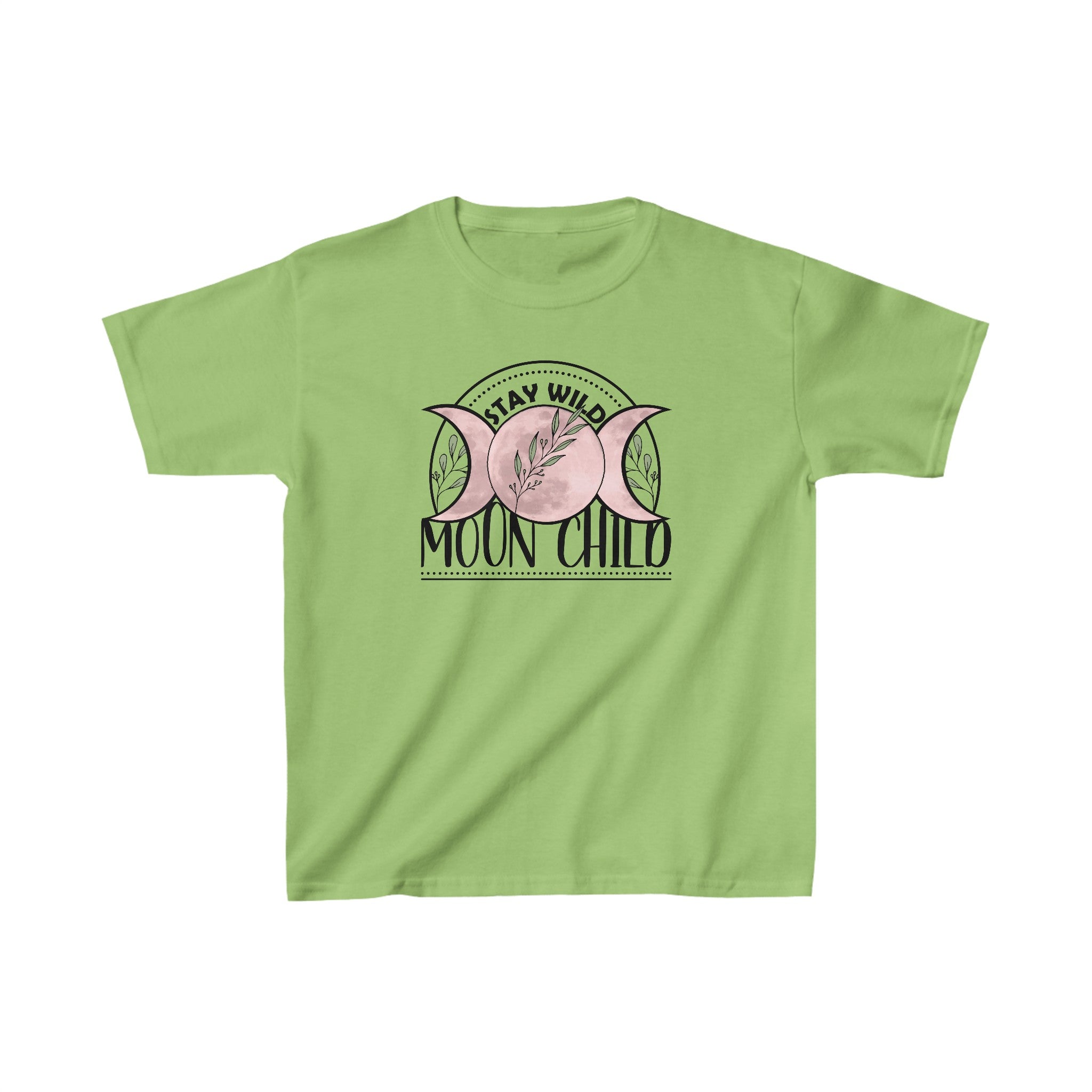 Stay Wild Moon Child Kids Tee, Retro Boho Kids Shirt, Cute Natural Kids Tshirt