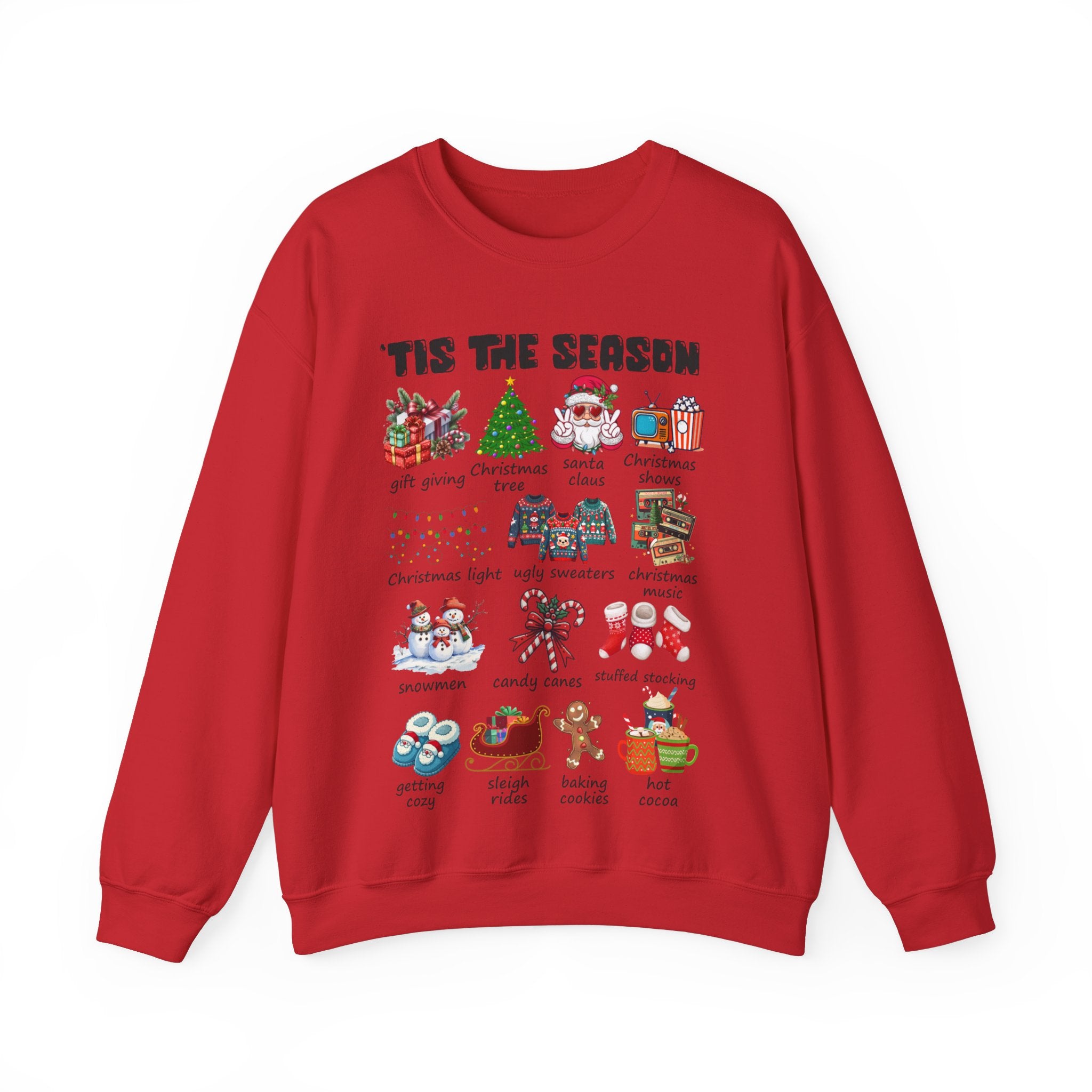 Tis the Season Christmas Sweatshirt, Christmas Tis The Season Shirt, Merry Christmas Shirt, Christmas Sweatshirt For Women, Cute Winter Top
